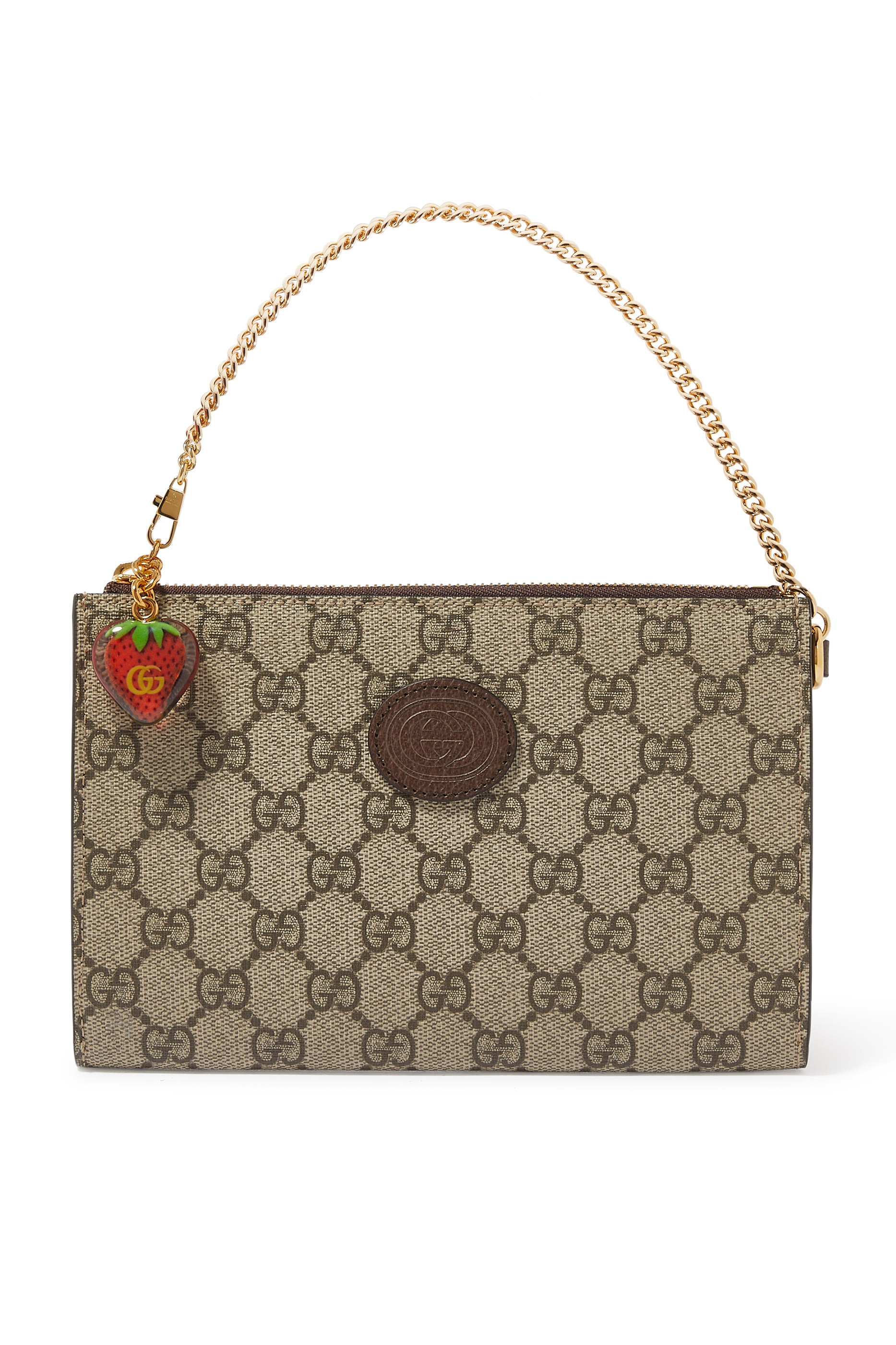 Double G Strawberry Wrist Wallet