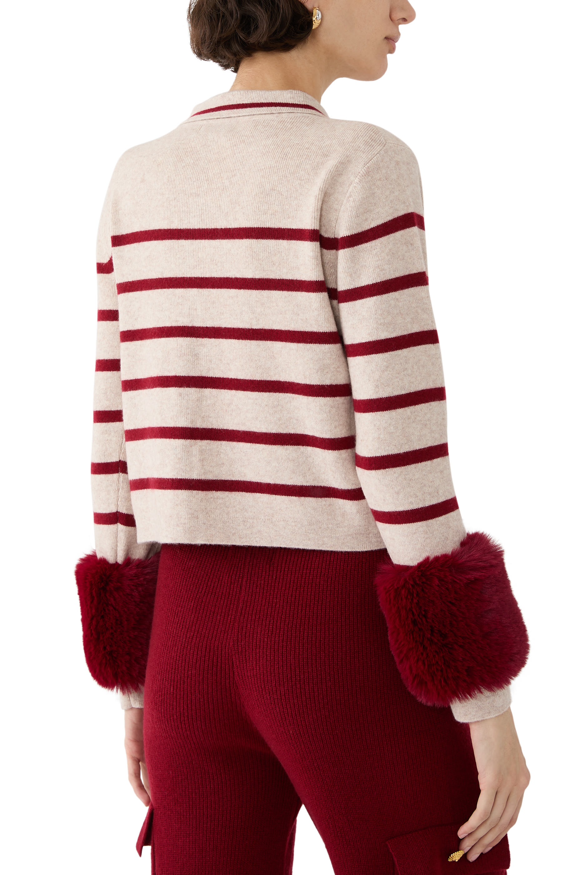 Striped Button Detail Shirt