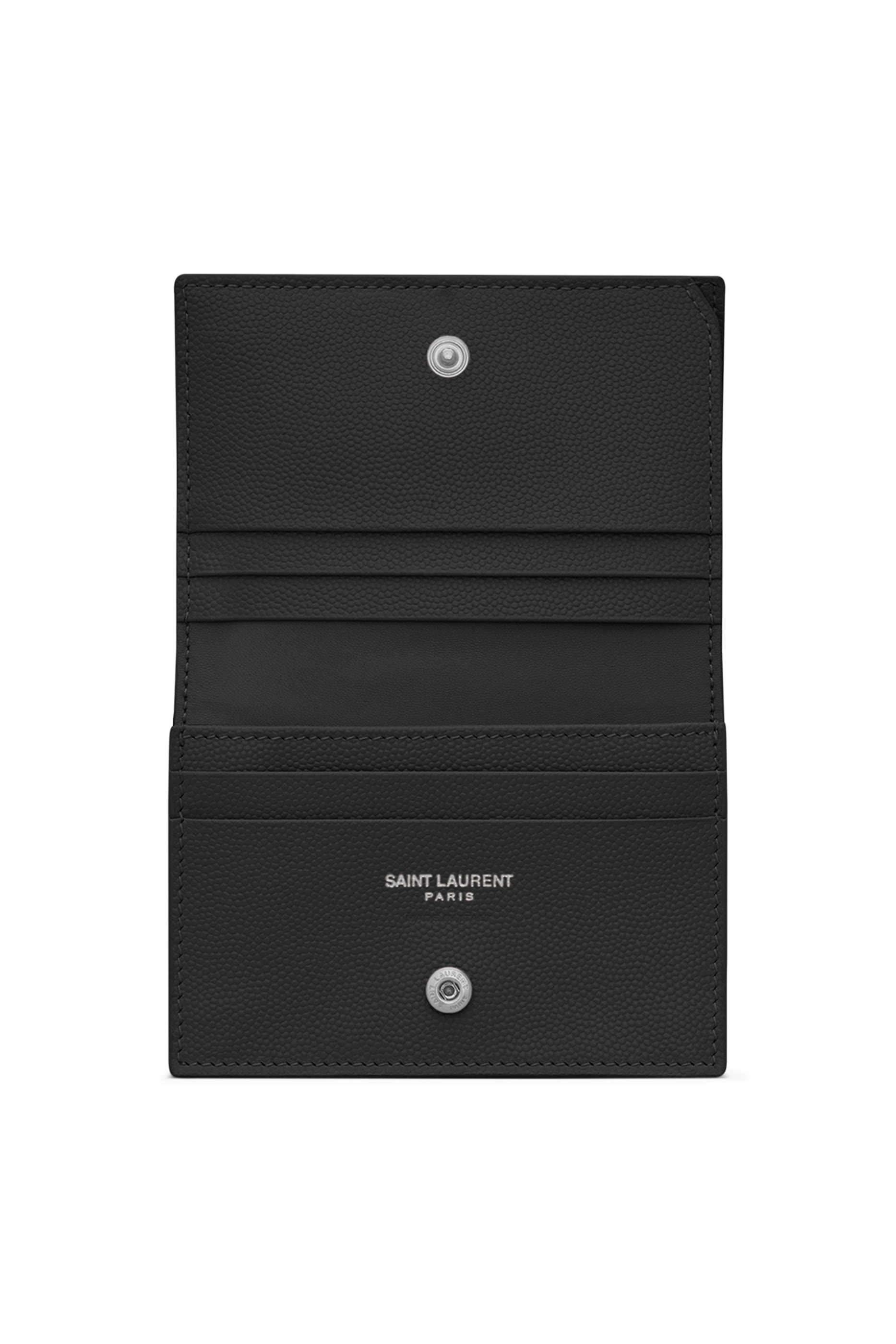  Cassandre Matelass&eacute; Flap Card Case in Grain De Poudre Leather