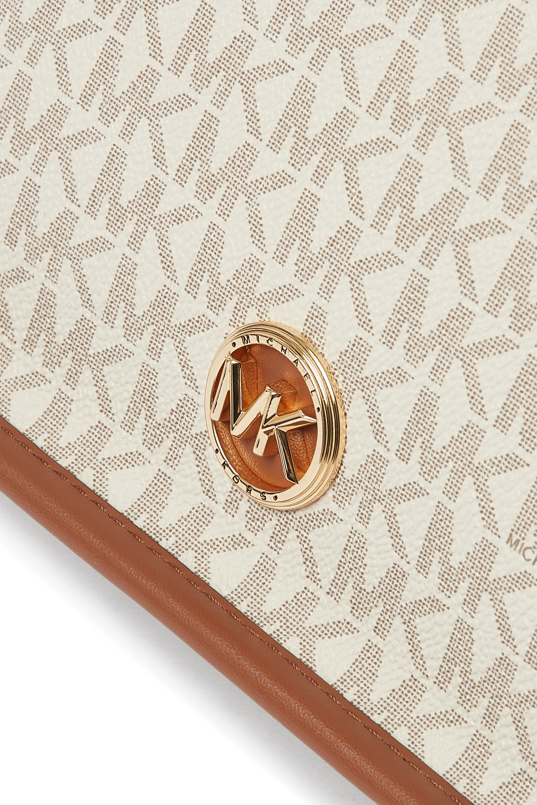 Luisa Large Signature Logo Messenger Bag