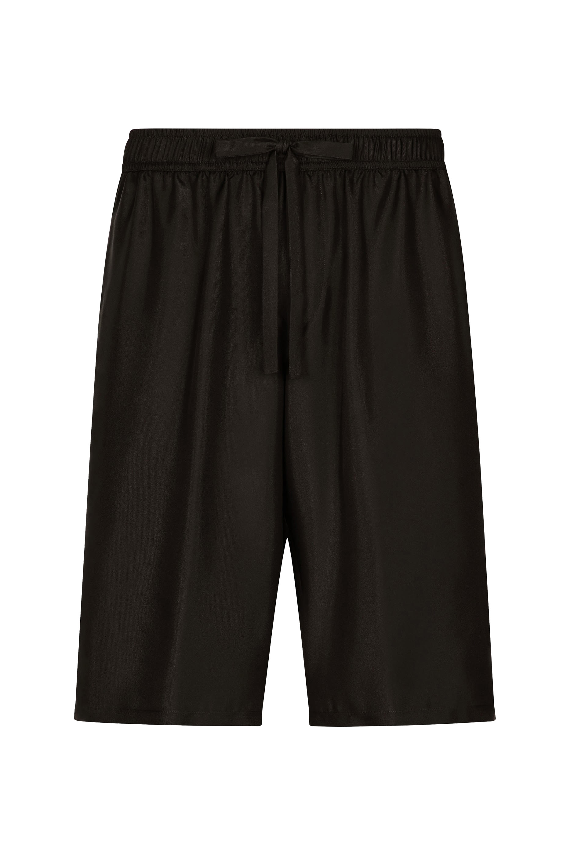 Embroidered Silk Jogging Shorts