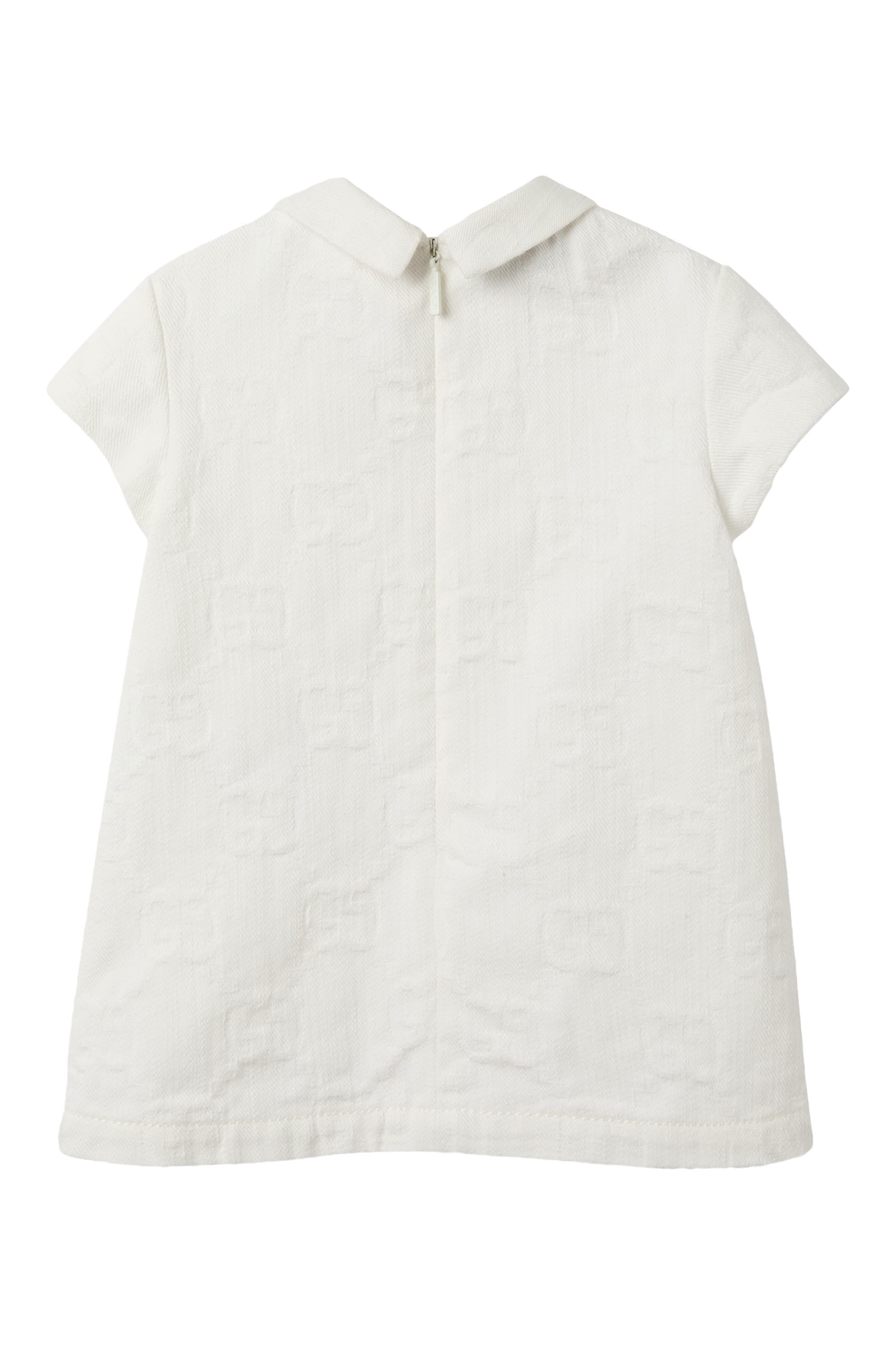 Kids GG Denim Dress with Web