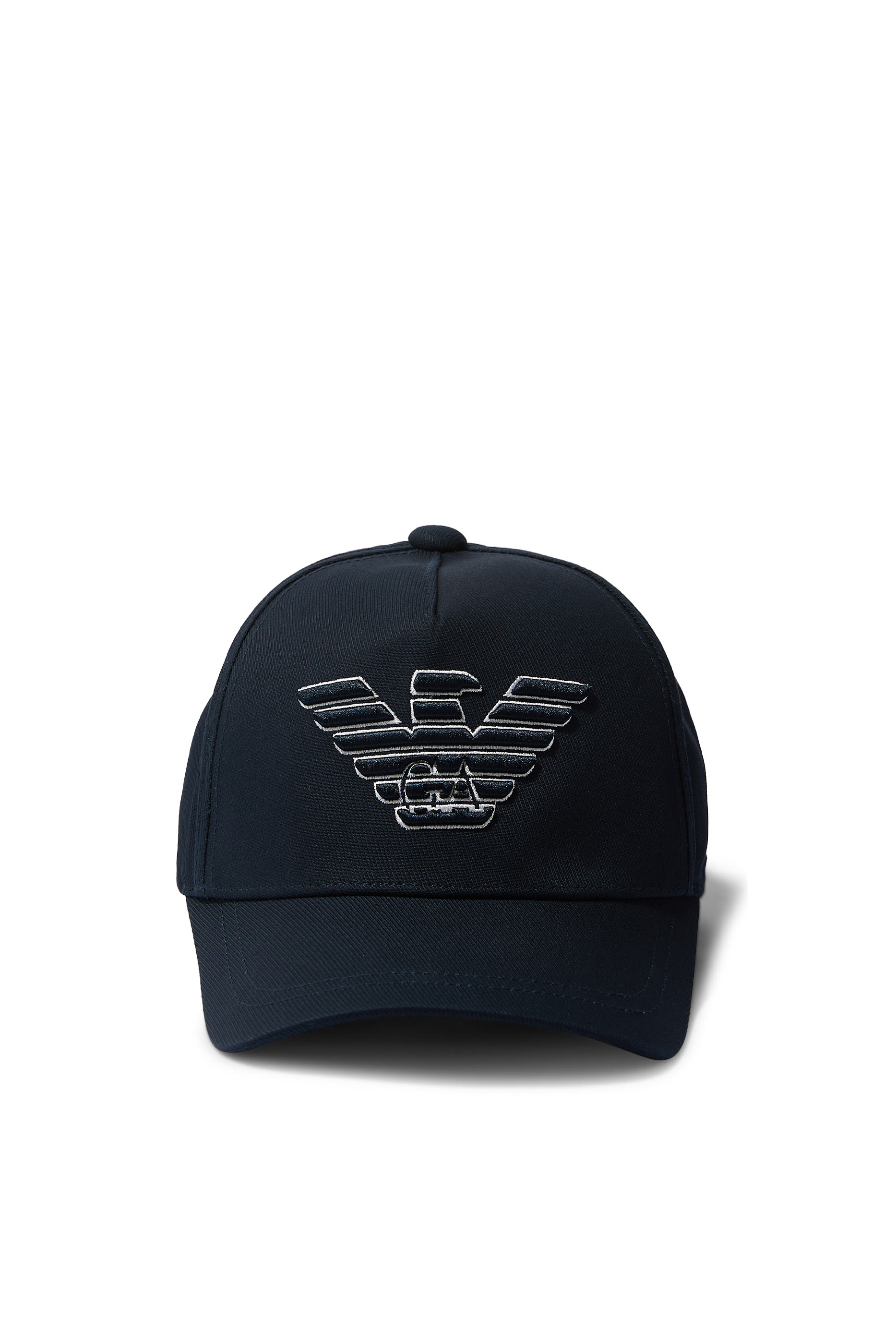Baseball Cap with Embroidered Oversized Eagle