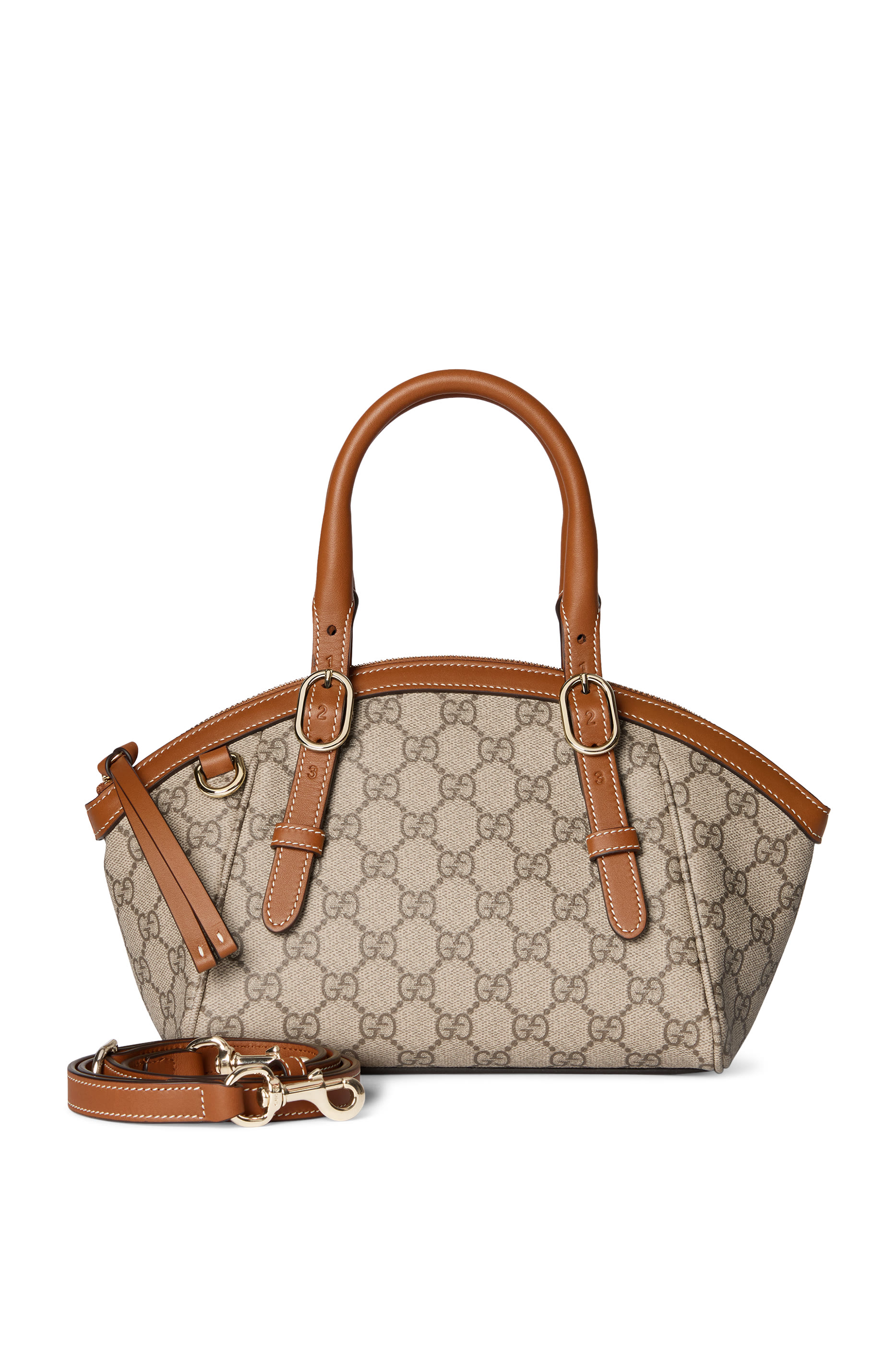  GG Emblem Small Top Handle Bag