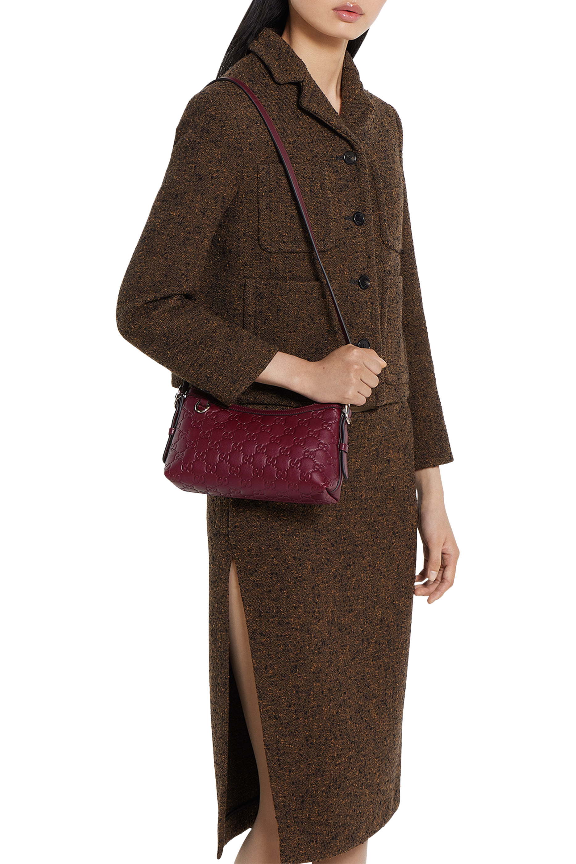 GG Emblem Small Shoulder Bag