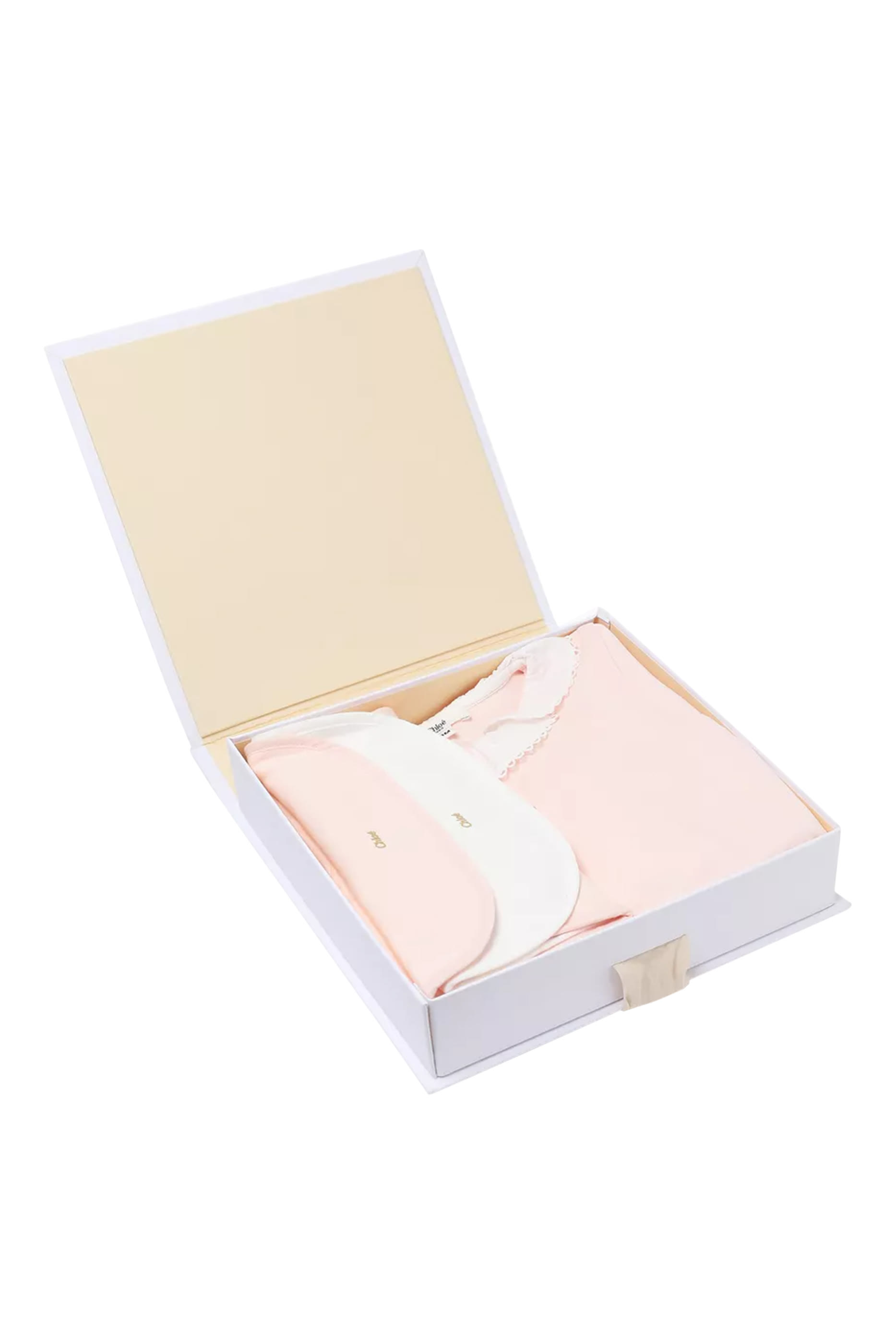 Kids Cotton Bodysuit & Two Bib Set