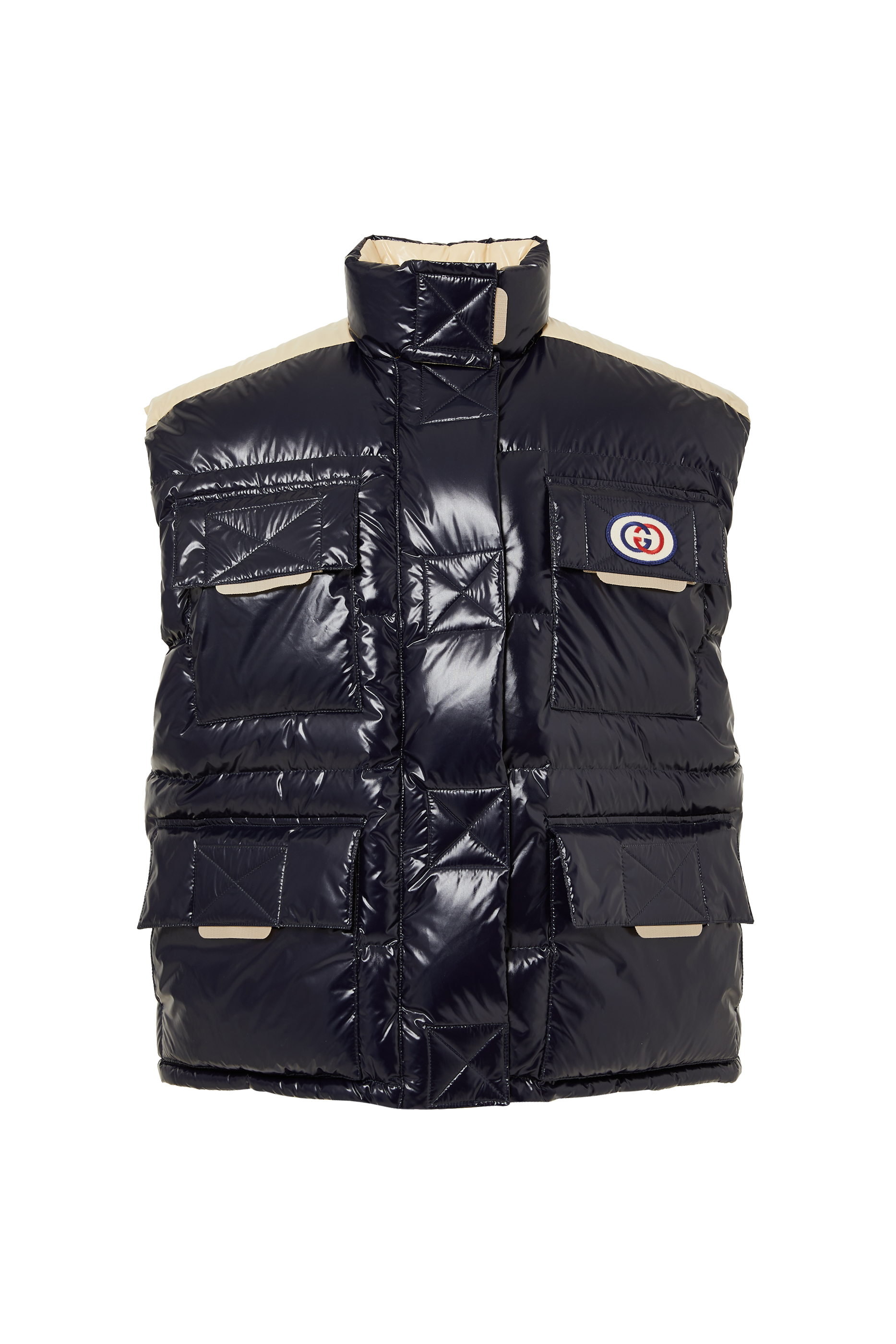 Reversible Padded Nylon Vest Jacket