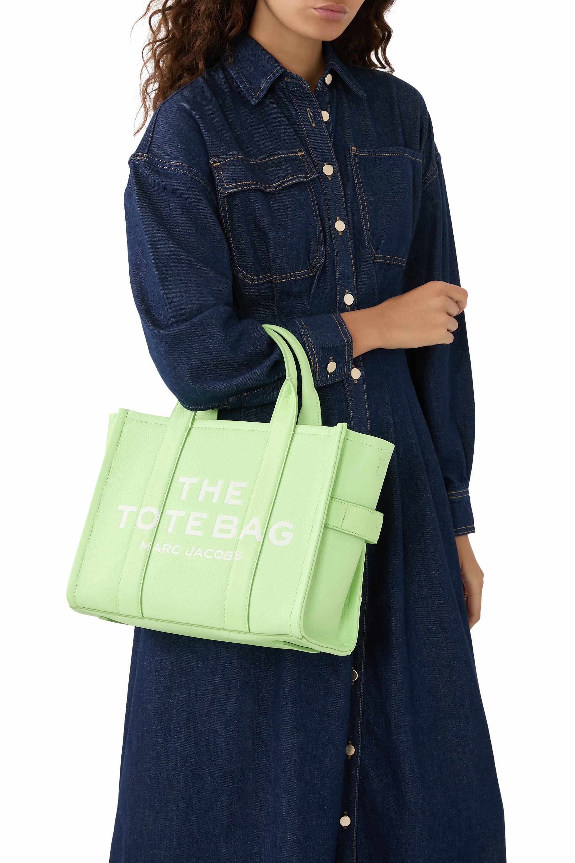 The Leather Medium Tote Bag