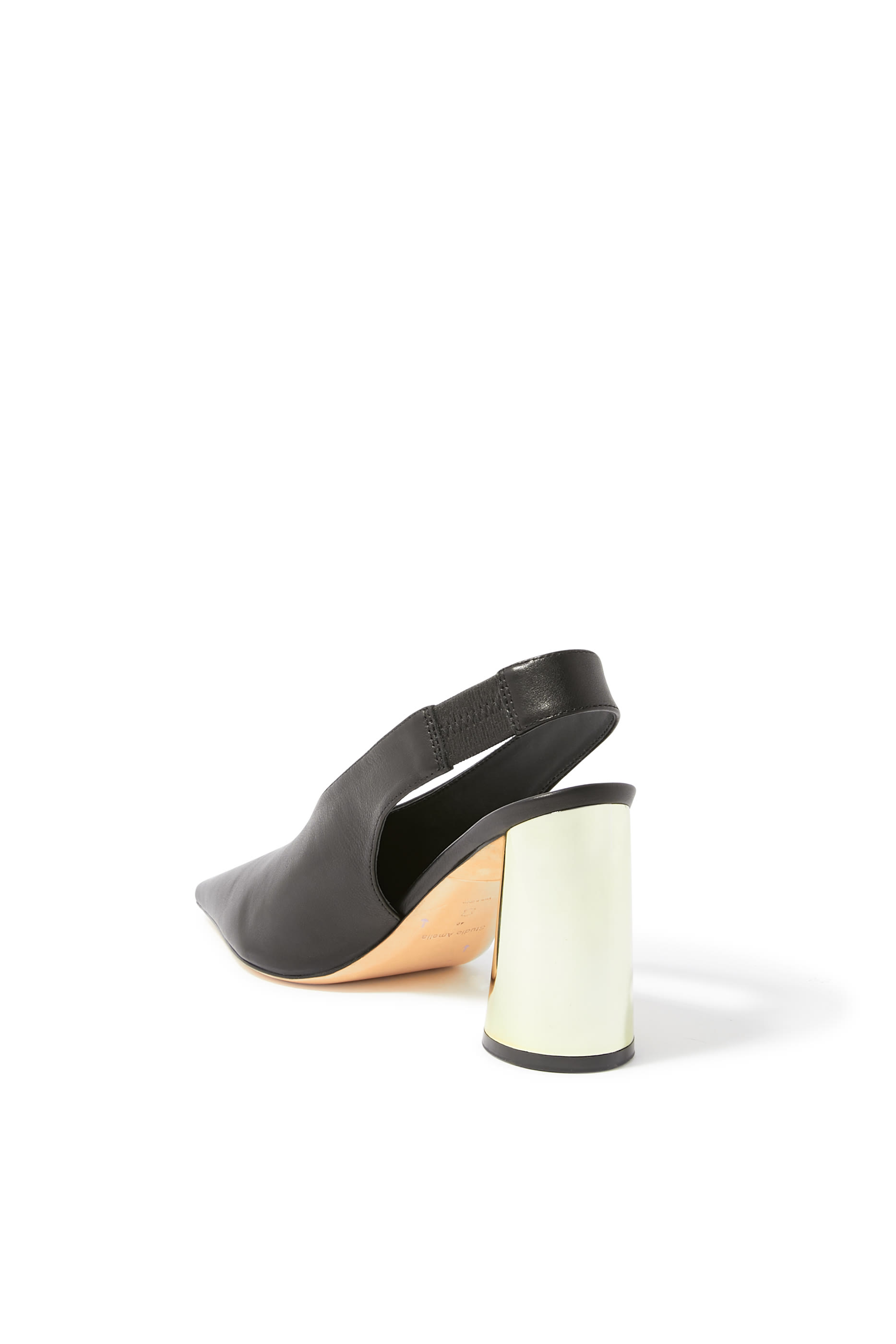 Toro 90 Block Heel Slingback Pumps