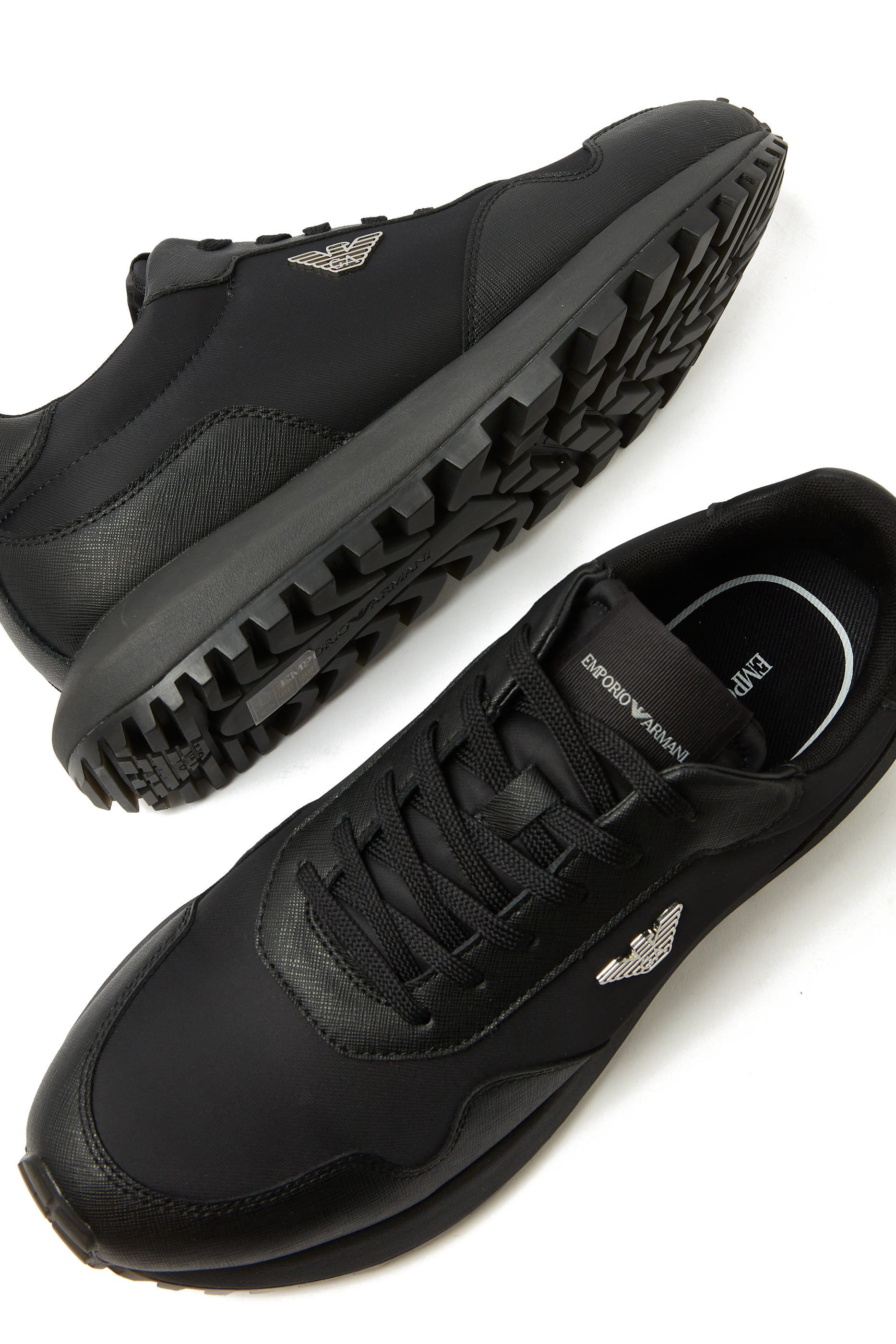 Nylon Eagle Logo Sneakers