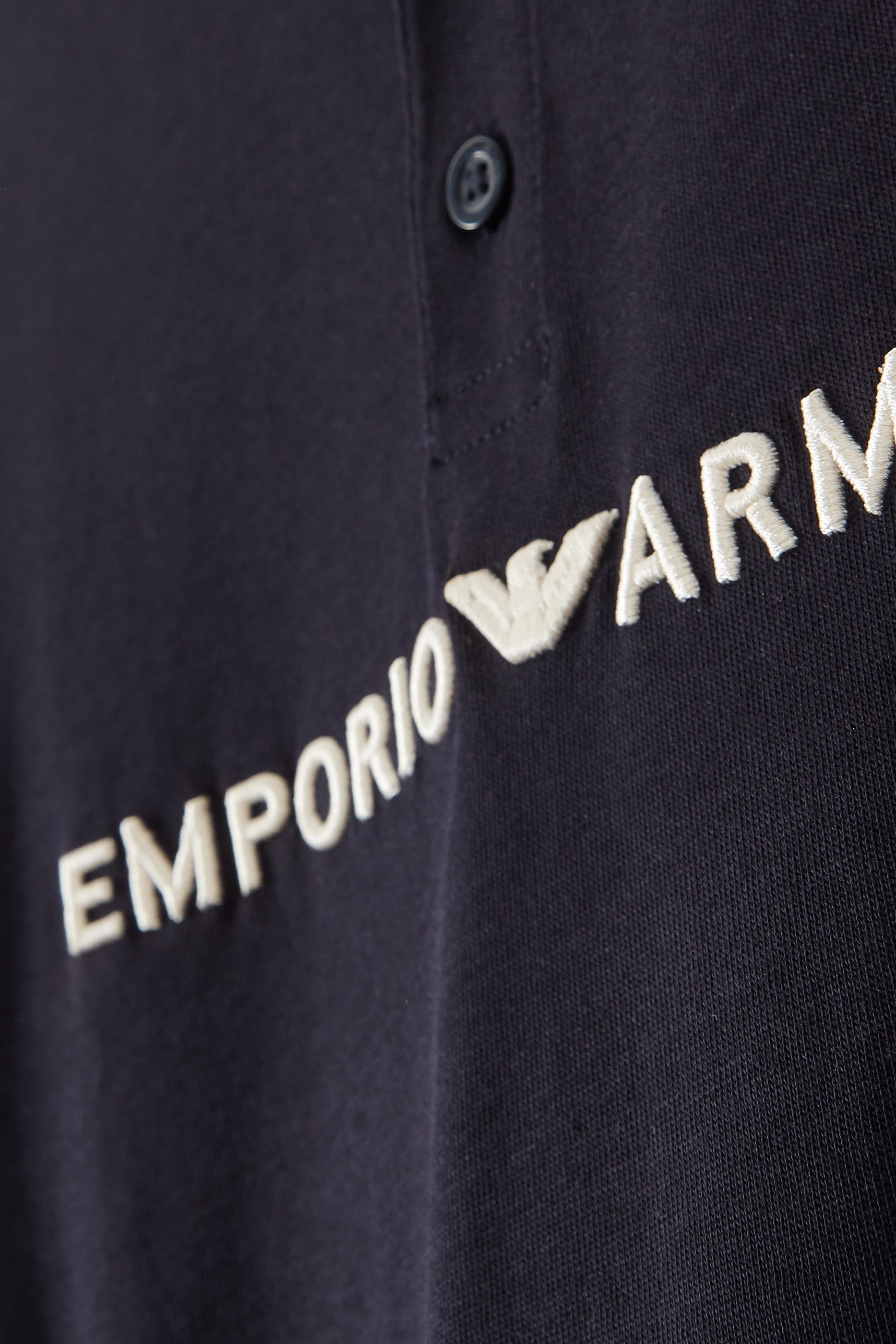 Kids Logo Embroidery Jersey Polo Shirt