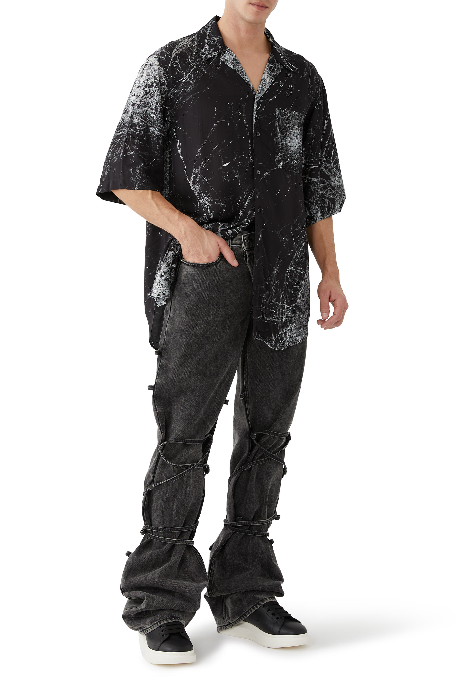 Oversized 10 Leather Sneakers