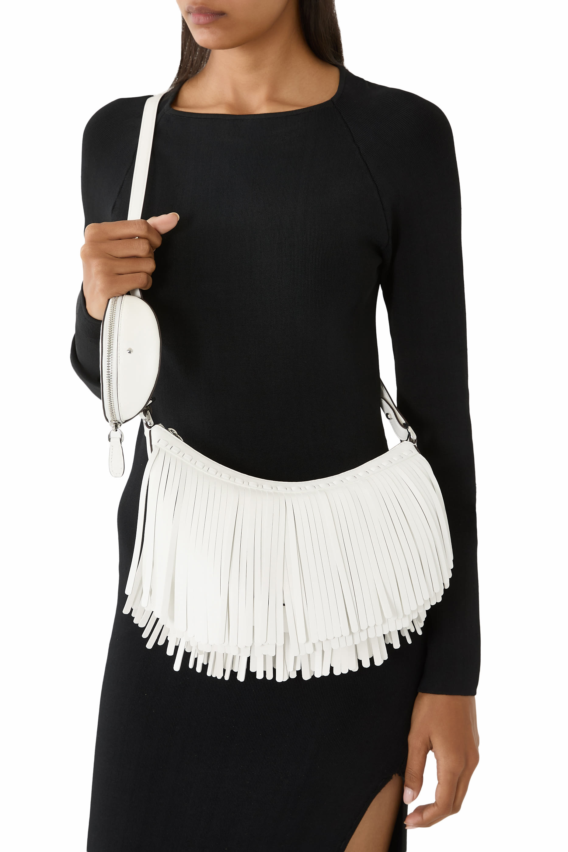 Duo Fringe Crossbody Bag