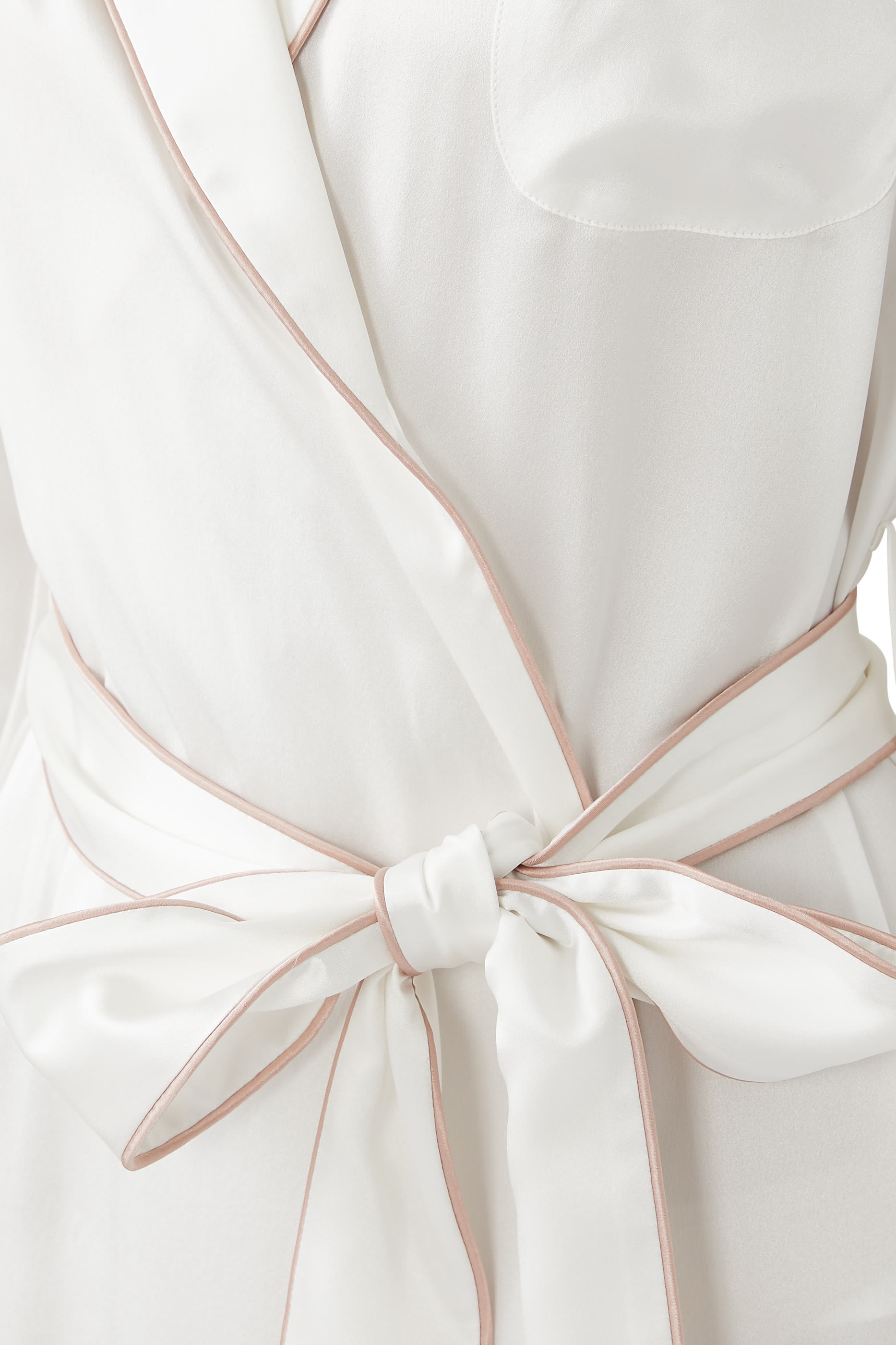 Astrid Silk Satin Robe