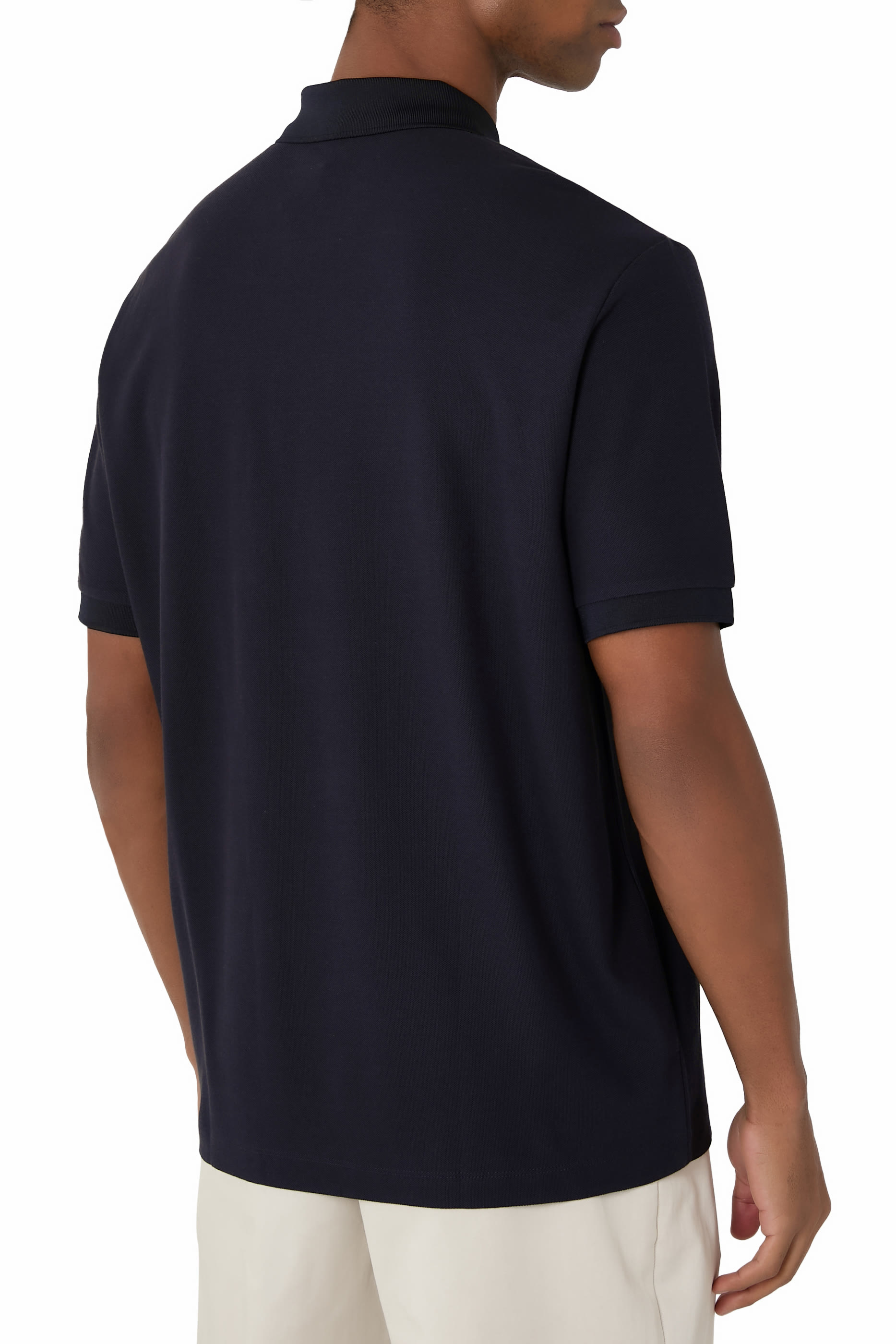 Logo Patch Polo Shirt