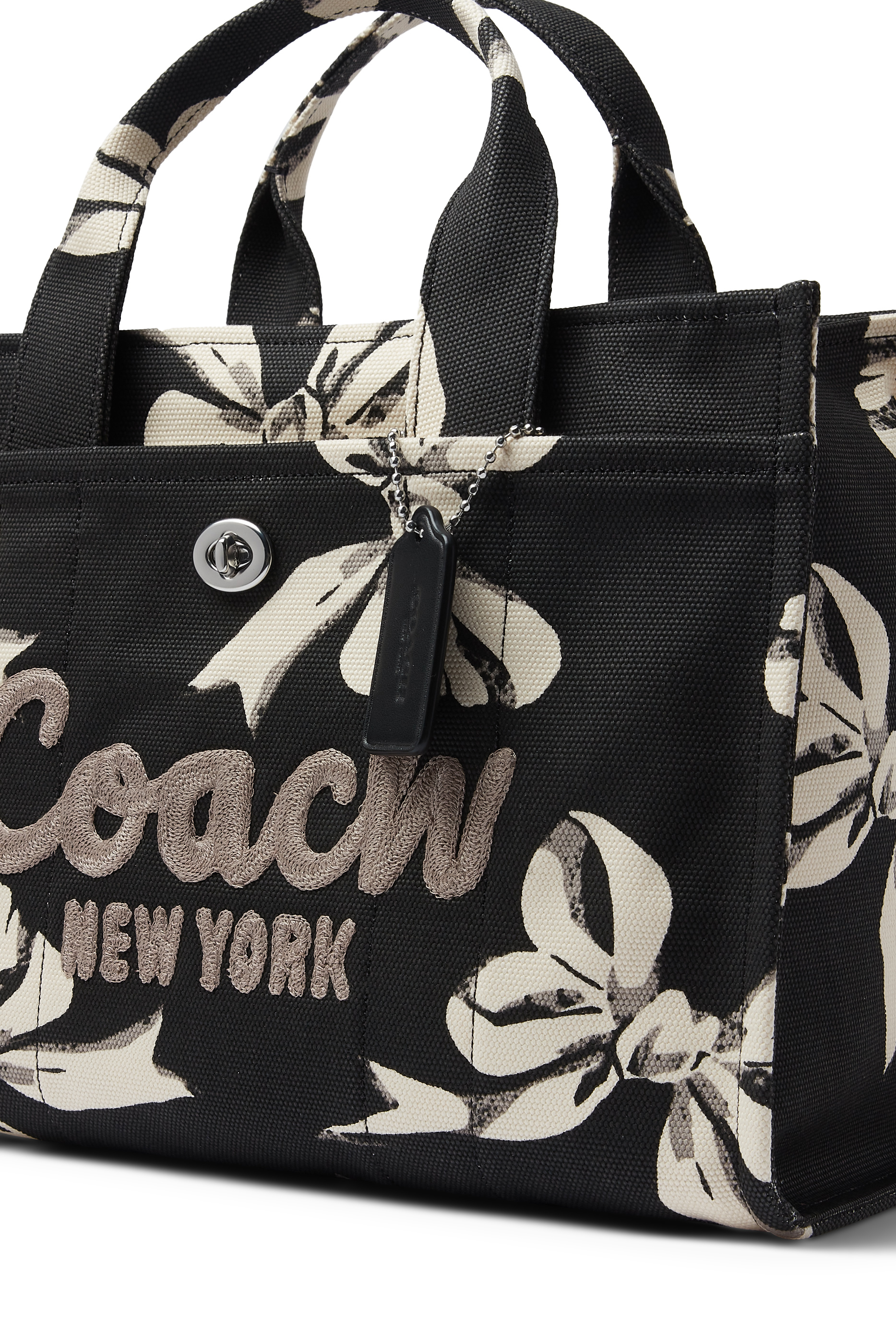 Cargo Bow Print Canvas Tote Bag