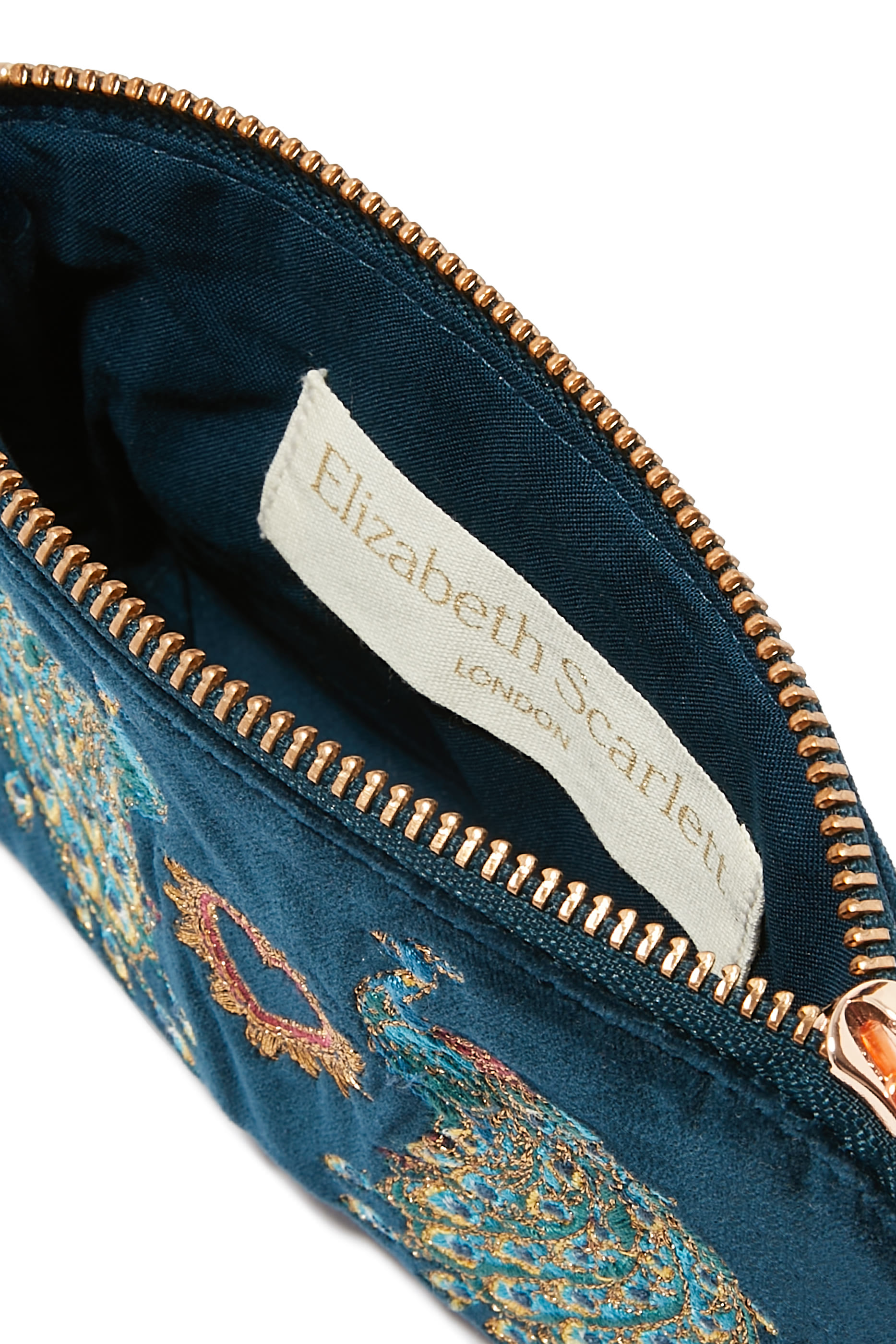 Peacock Floral Coin Purse