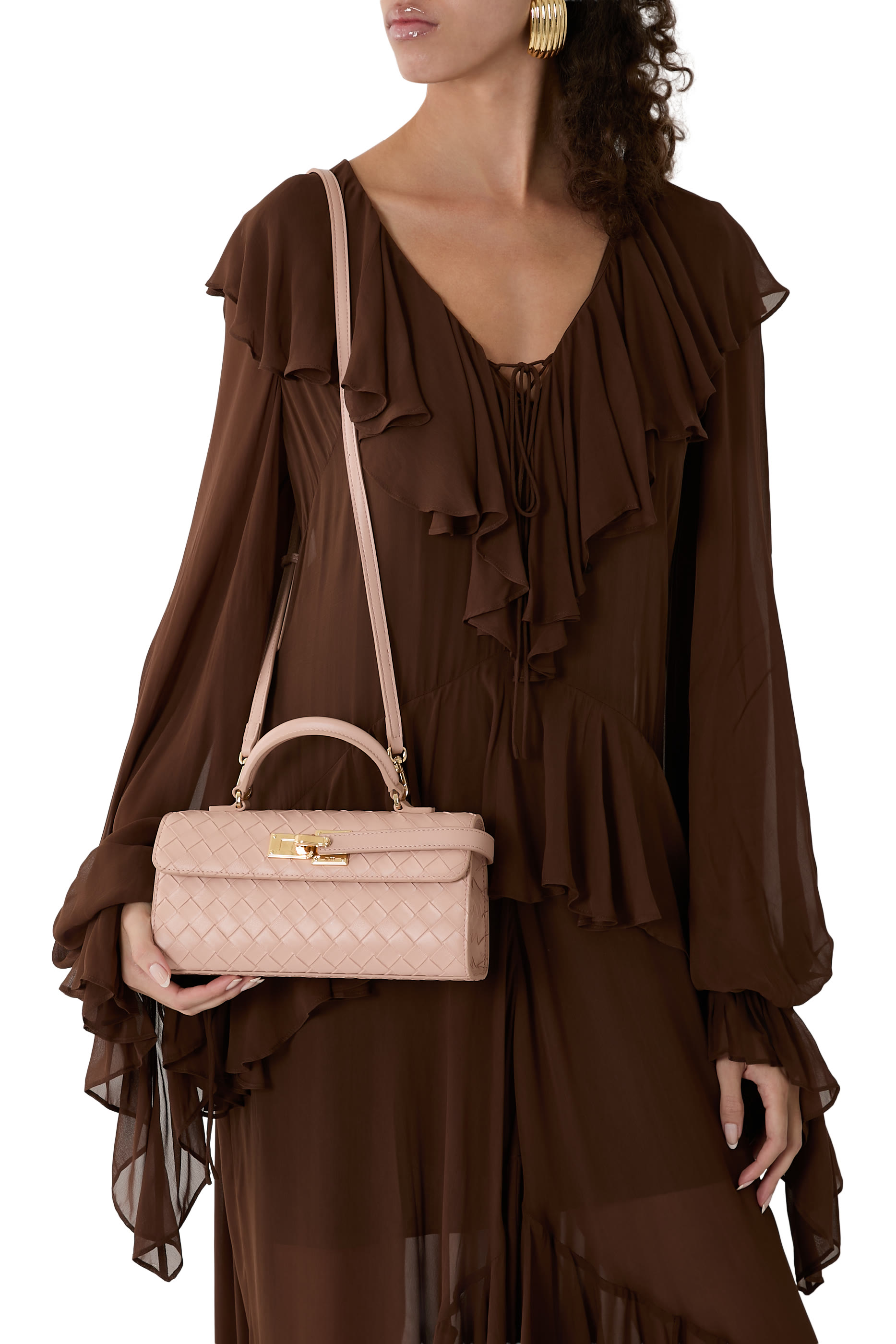 Keyla Weave Texture Top Handle Bag