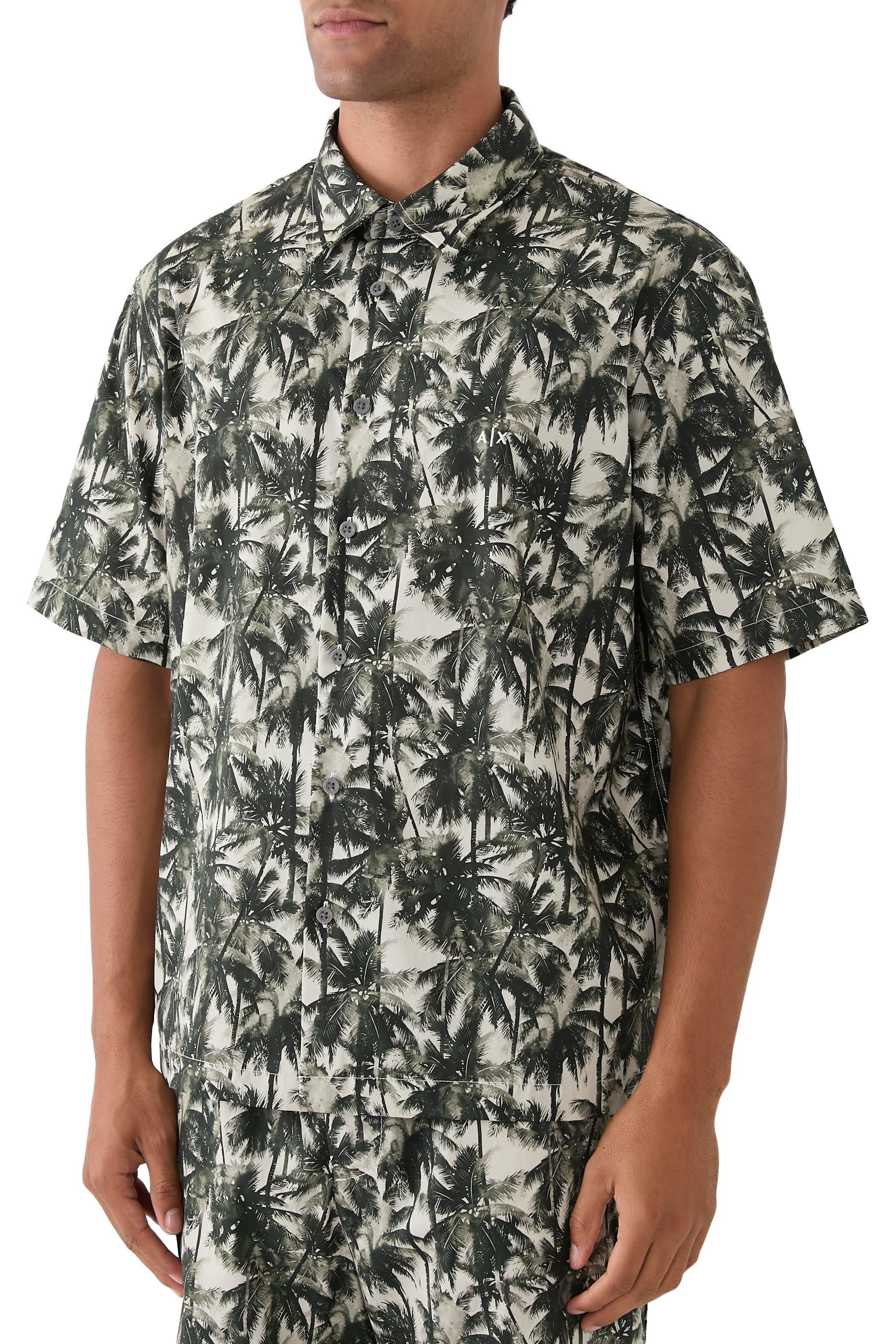 Palm Tree Patterned Shirt