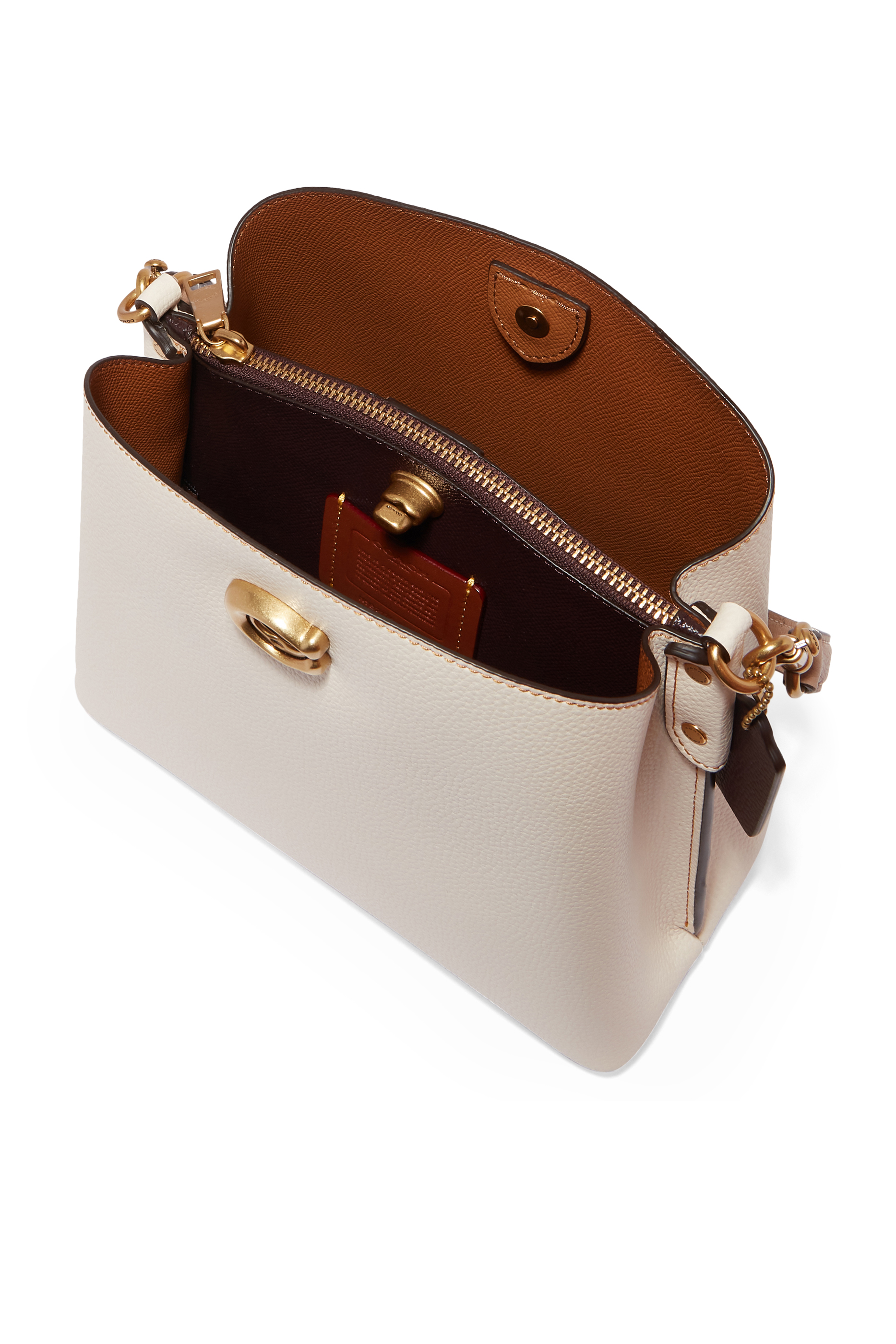 Willow Pebble Leather Bucket Bag