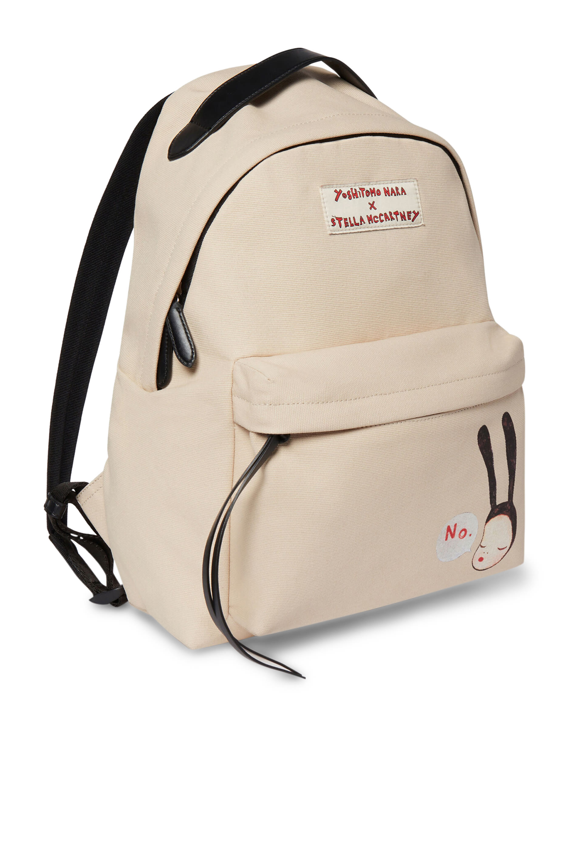 Little Black Bunny Print Backpack