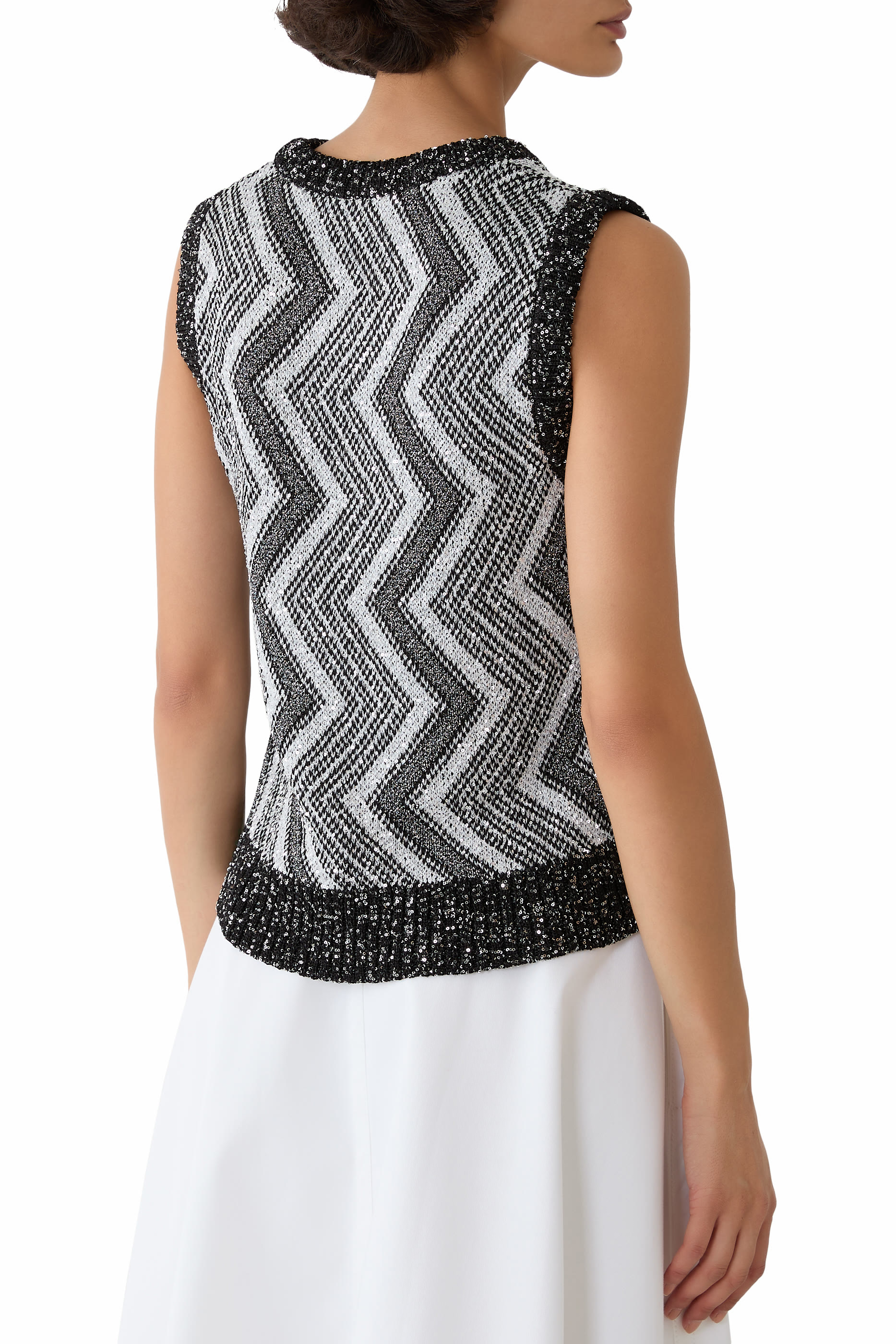 Zigzag Sweater Vest