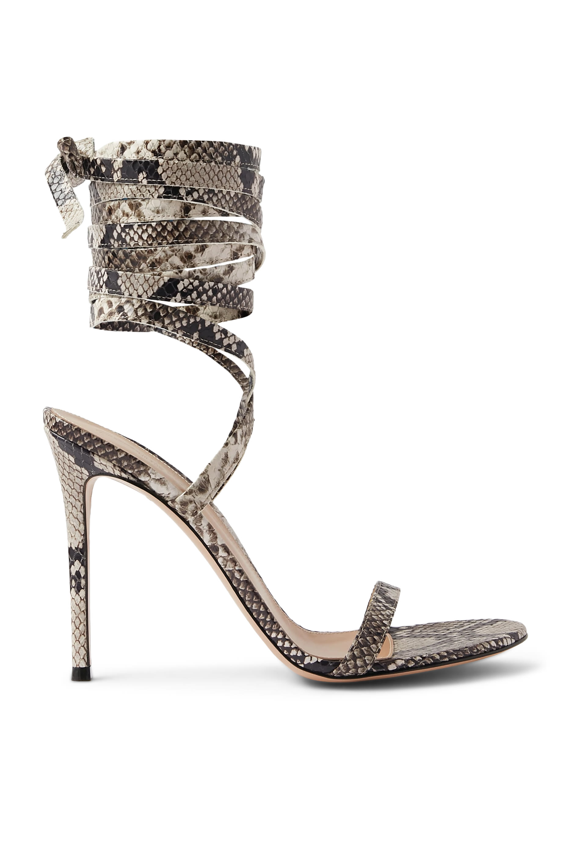 Snake Print Leather 105 Sandals