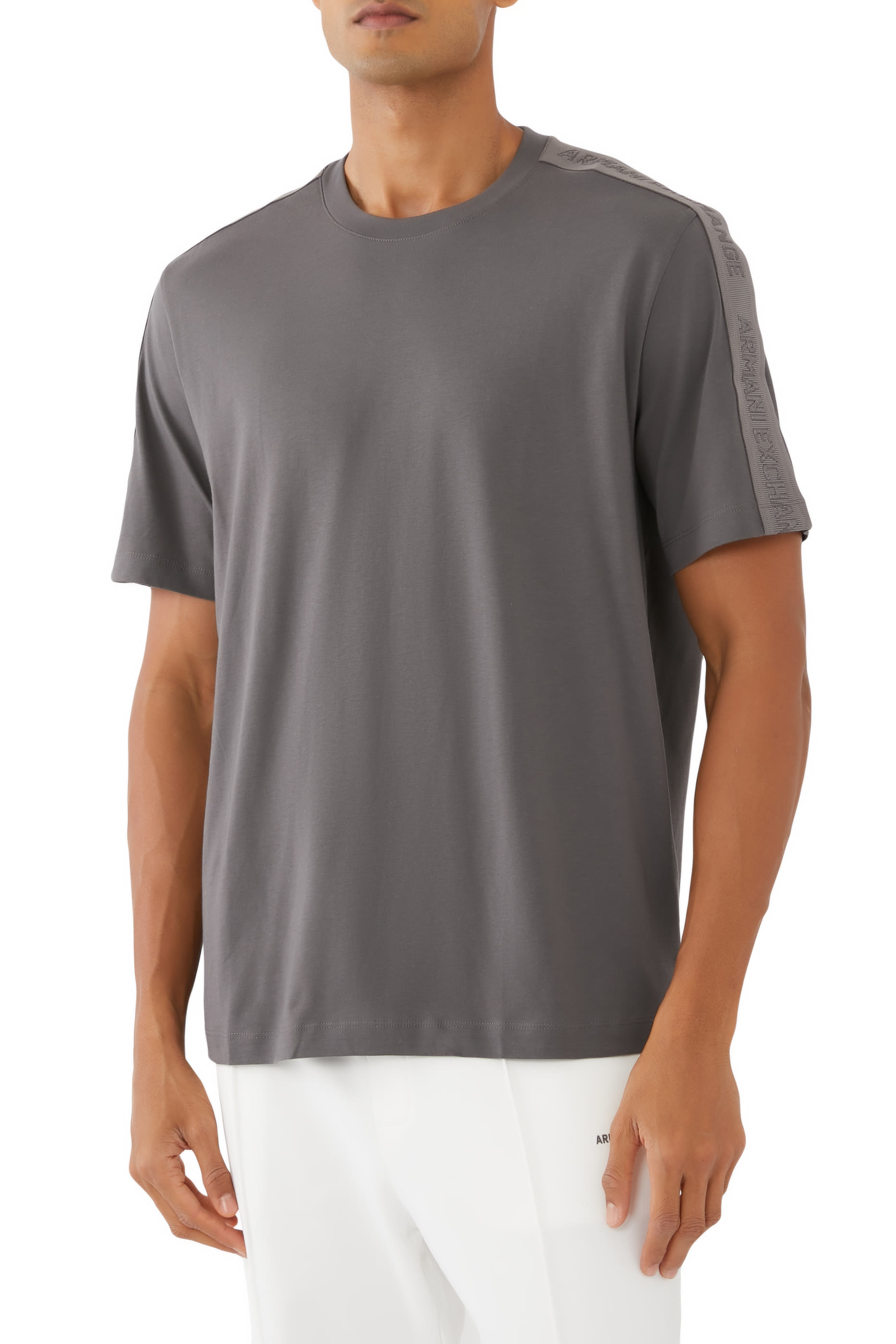 AX Lettering Logo Crew Neck T-Shirt