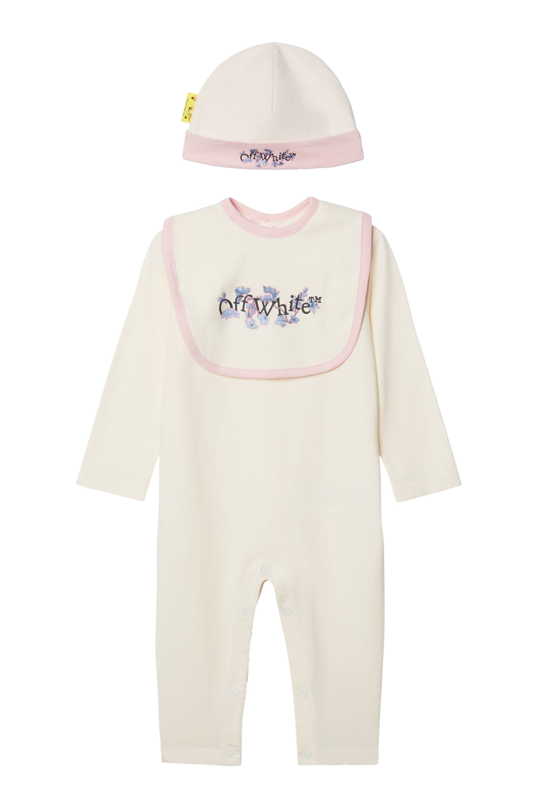 Kids Bodysuit, Bib & Hat Set