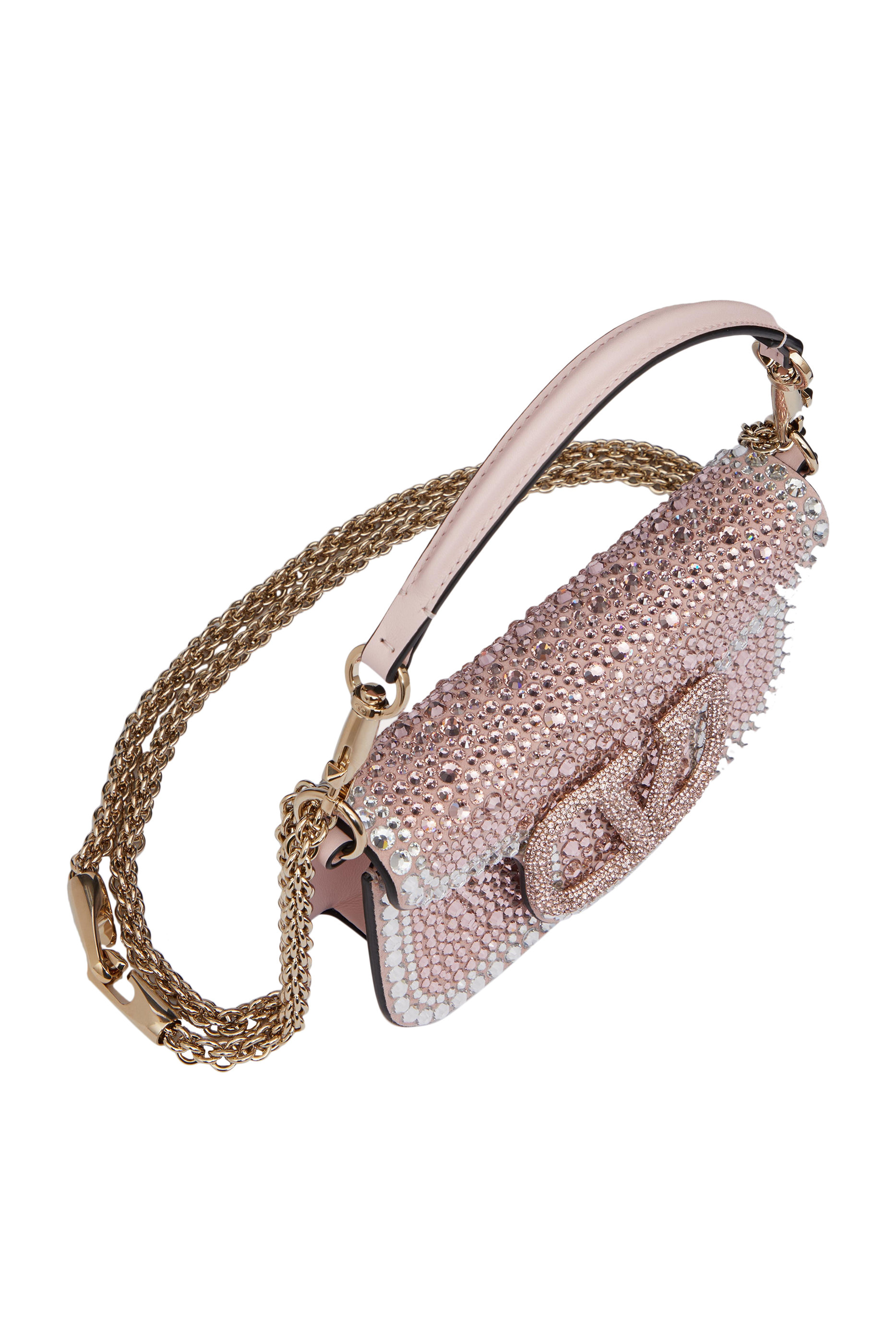 Small Loc&ograve; Rhinestones Shoulder Bag