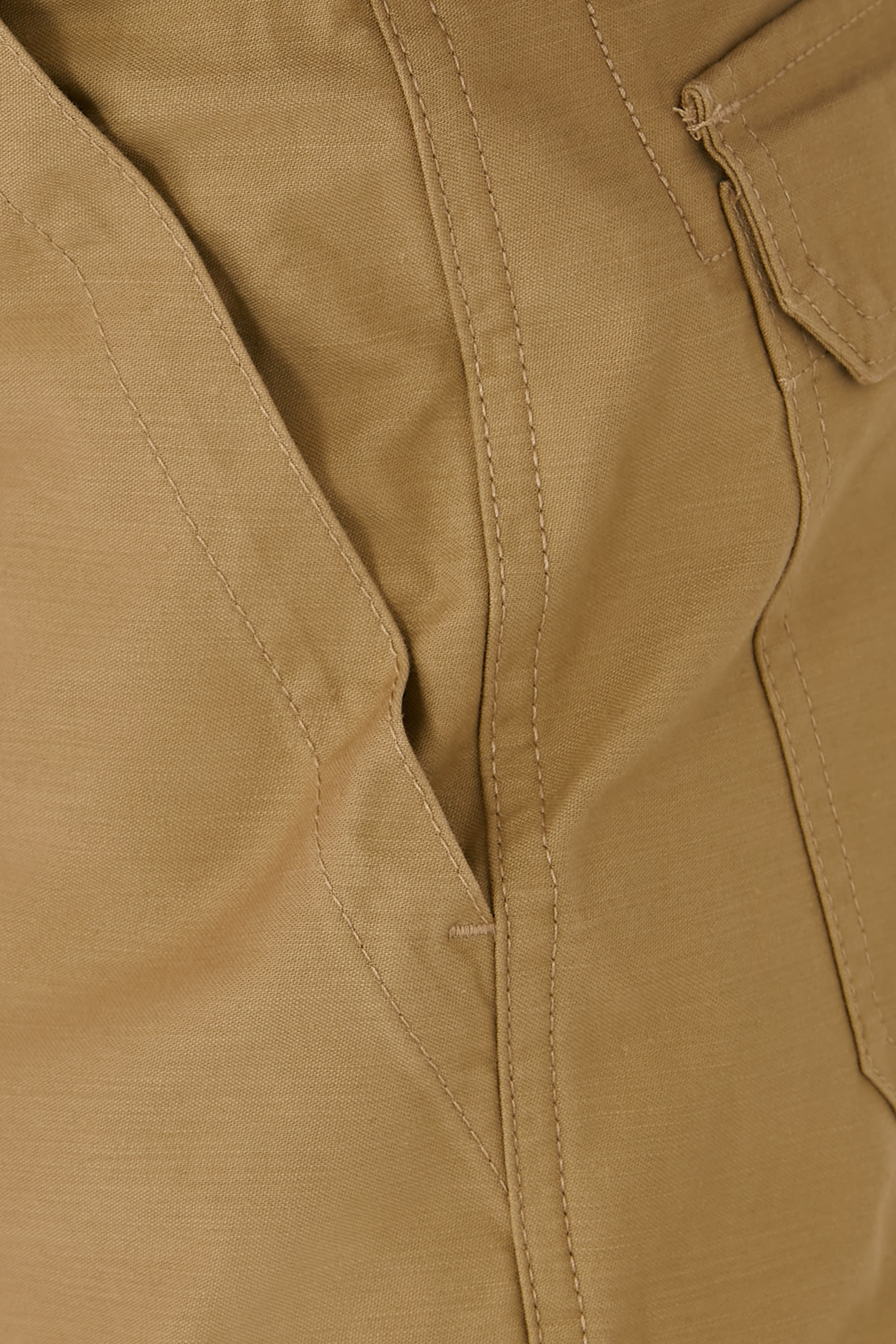 Straight Cotton Satin Pants