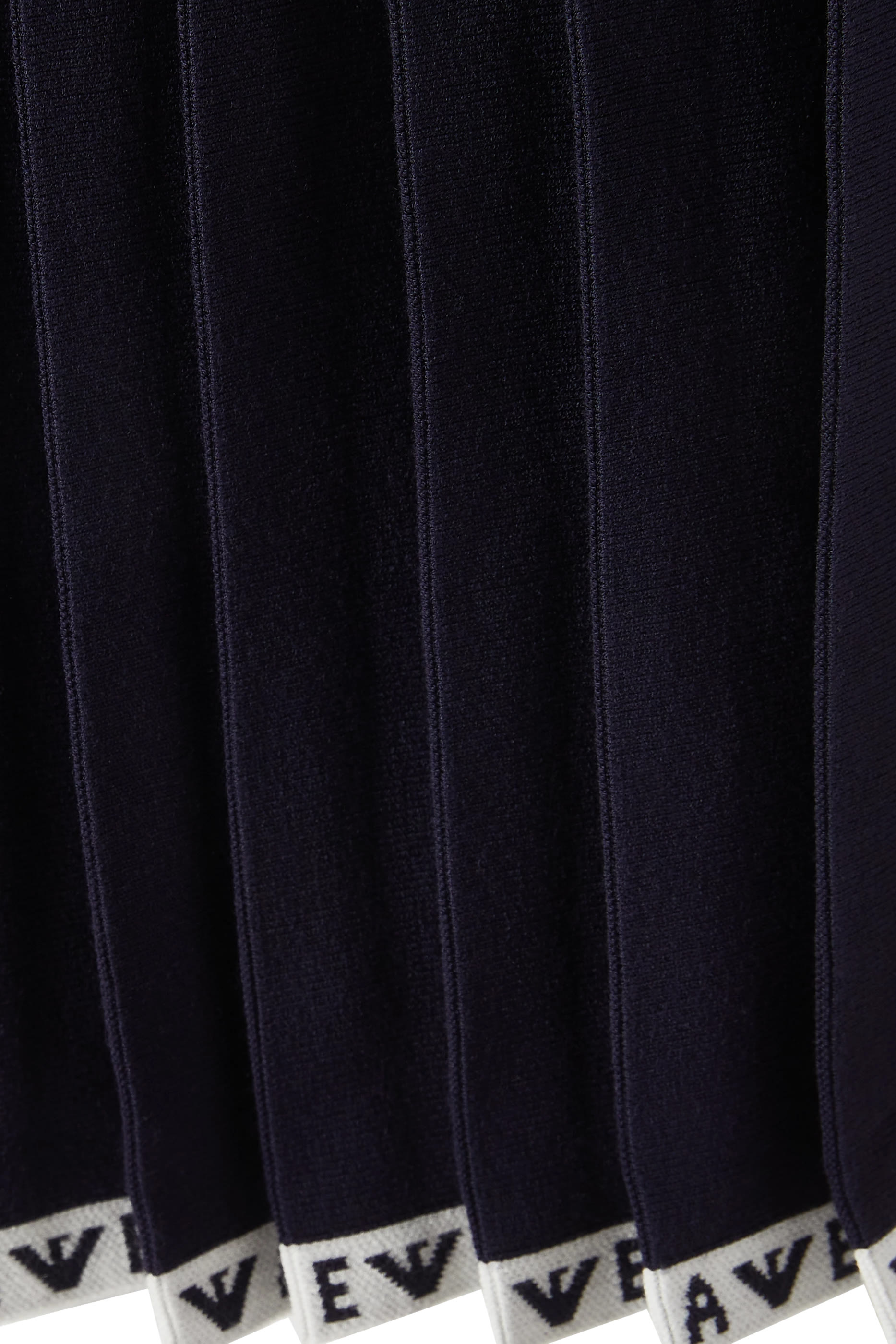 Kids Logo Trim Pleated Knit Skirt