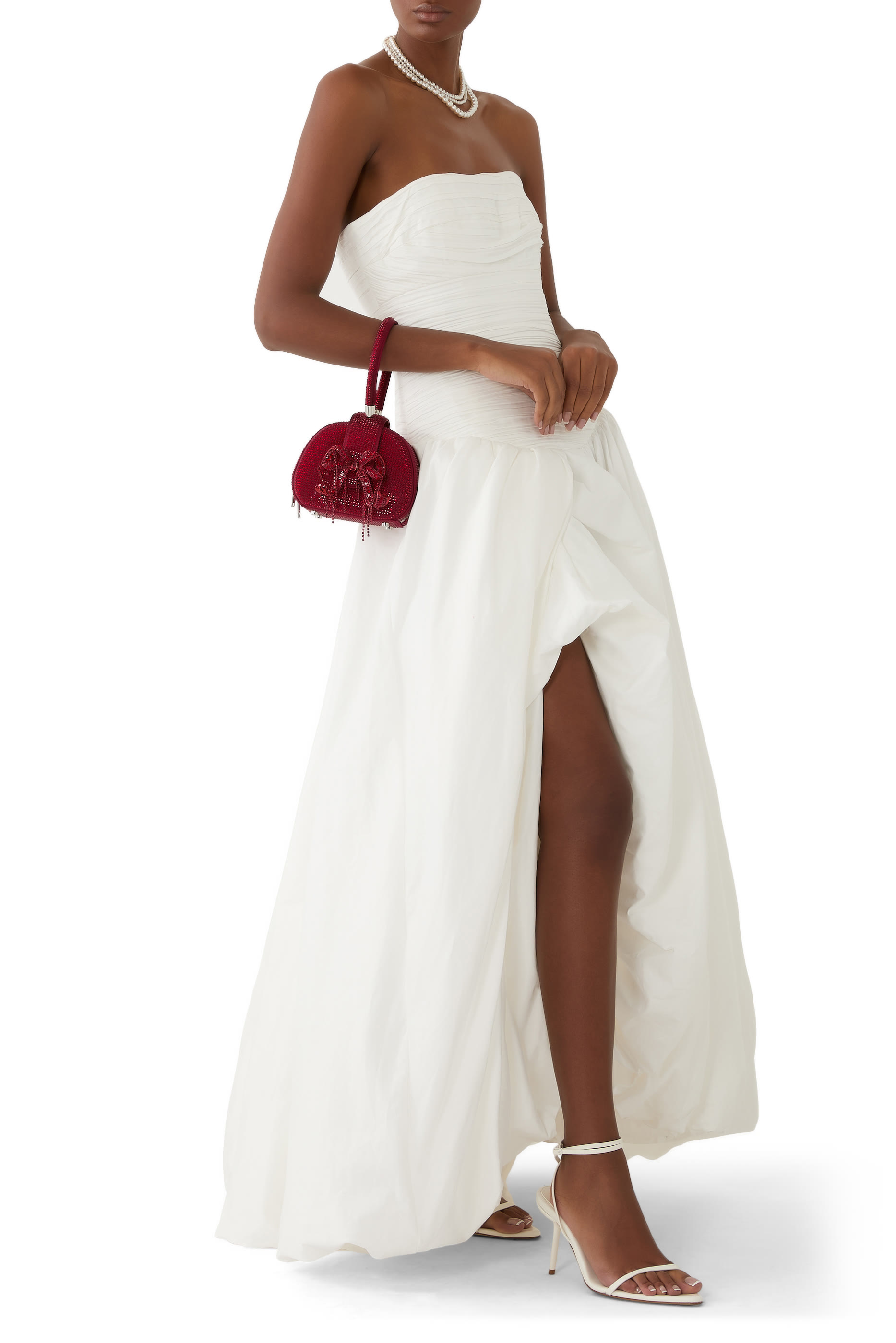 Violette Bubble Hem Maxi Dress