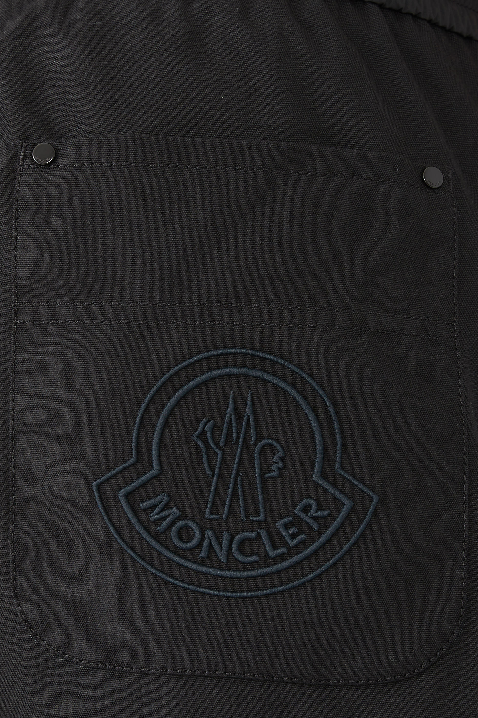 Embroidered Logo Cotton Jogging Trousers