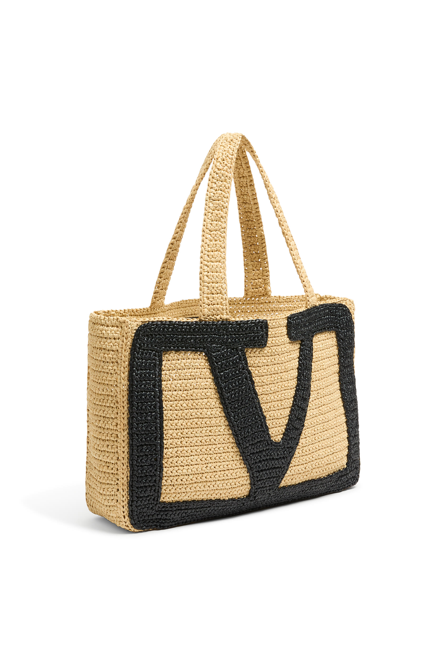Viva Superstar Large Raffia Shopping Bag