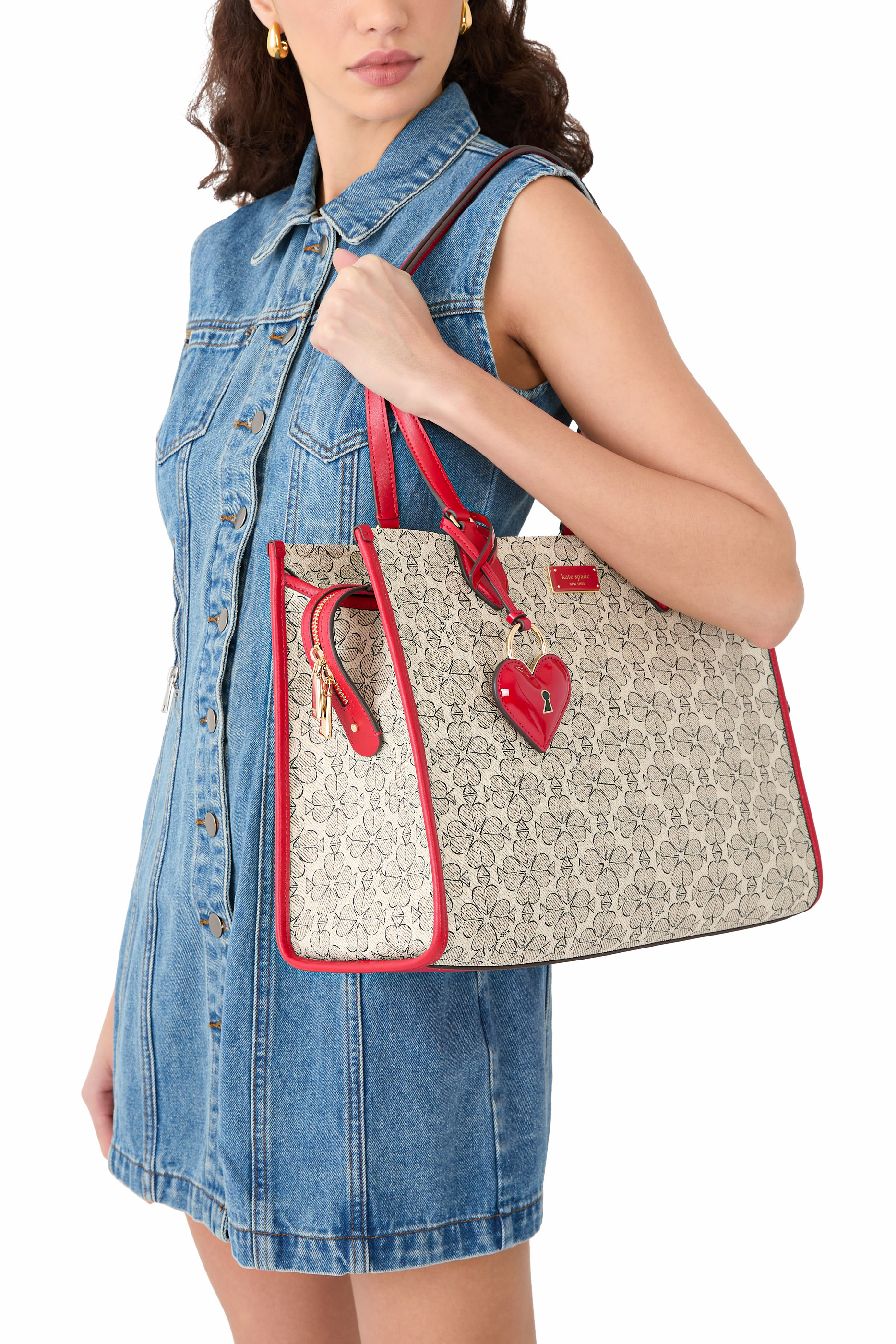 Spade Flower Medium Tote Bag