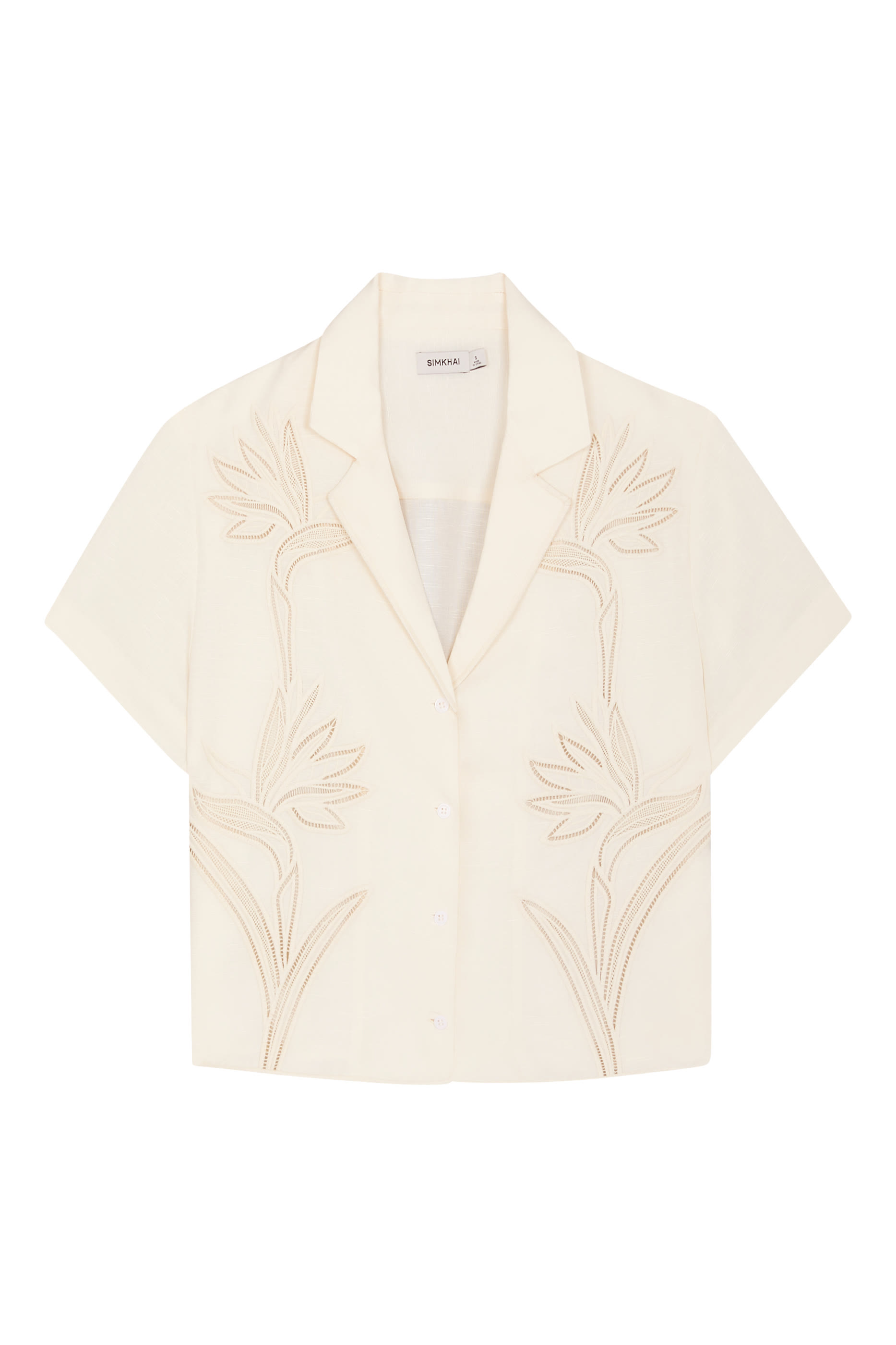 Louisa Embroidered Camp Shirt