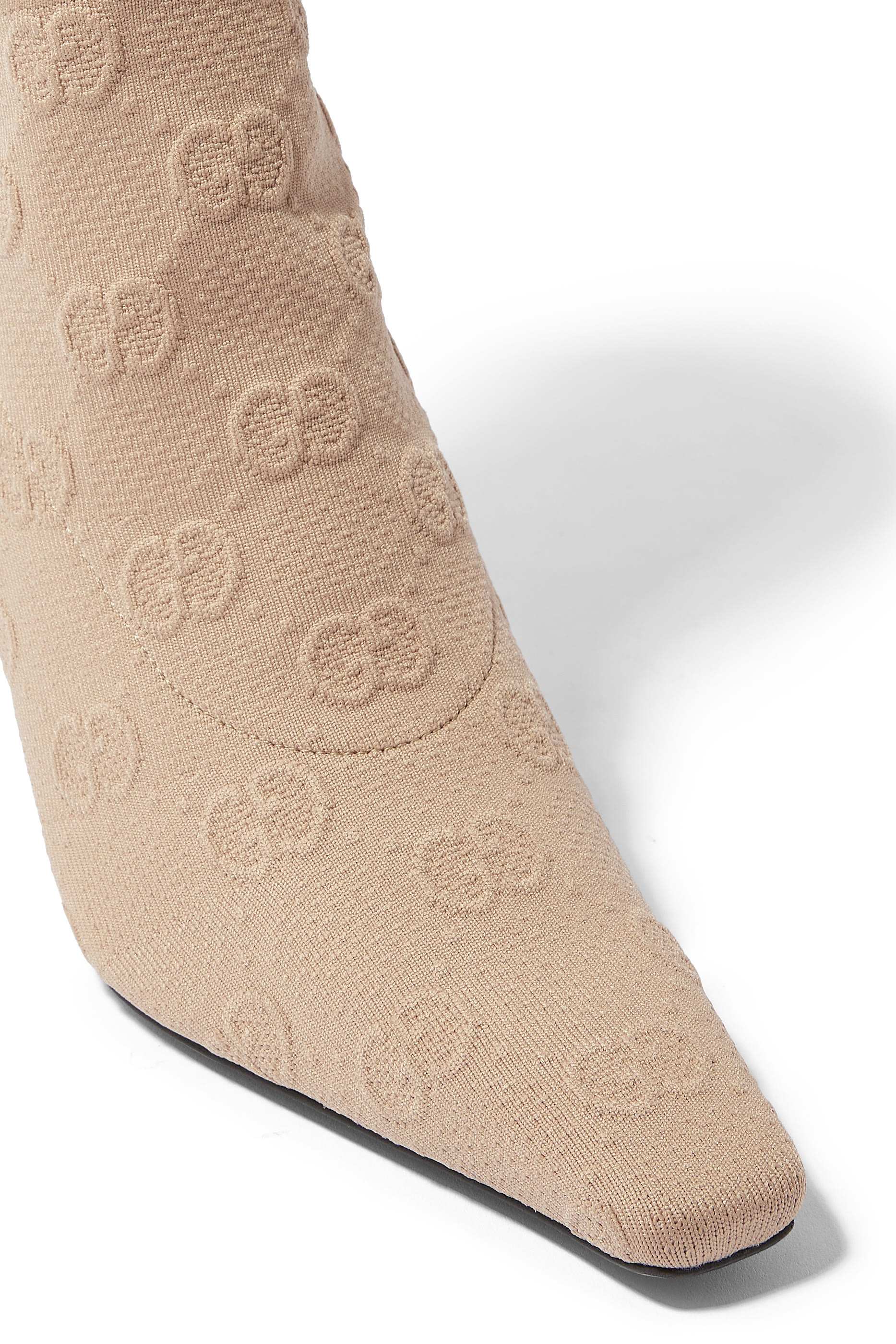 GG 75 Knit Ankle Boots