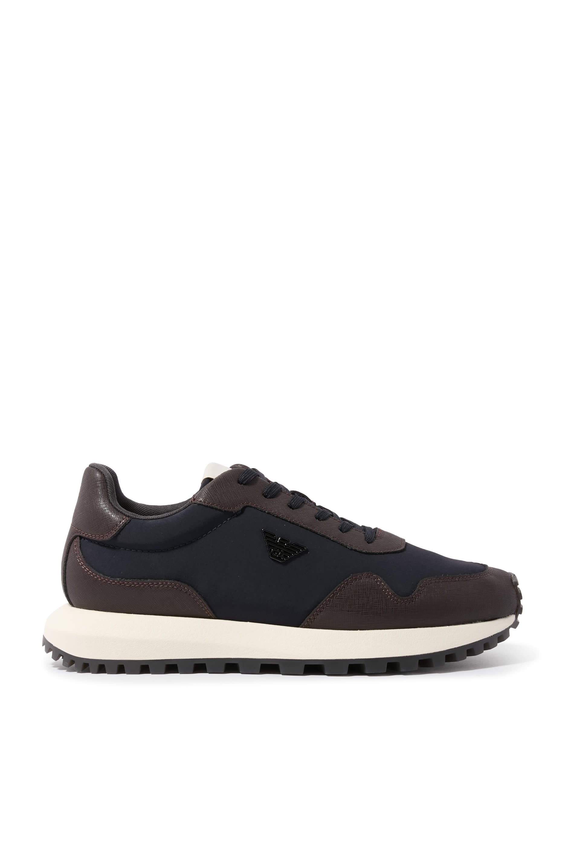 ASV Recycled Nylon Sneakers with Regenerated Saffiano Details
