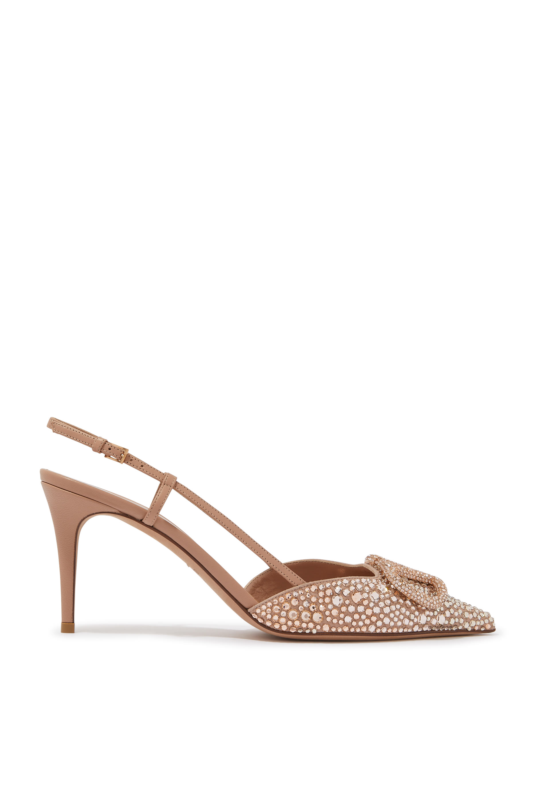 Valentino Garavani V Logo Middle East Exclusive Sling Back Pumps