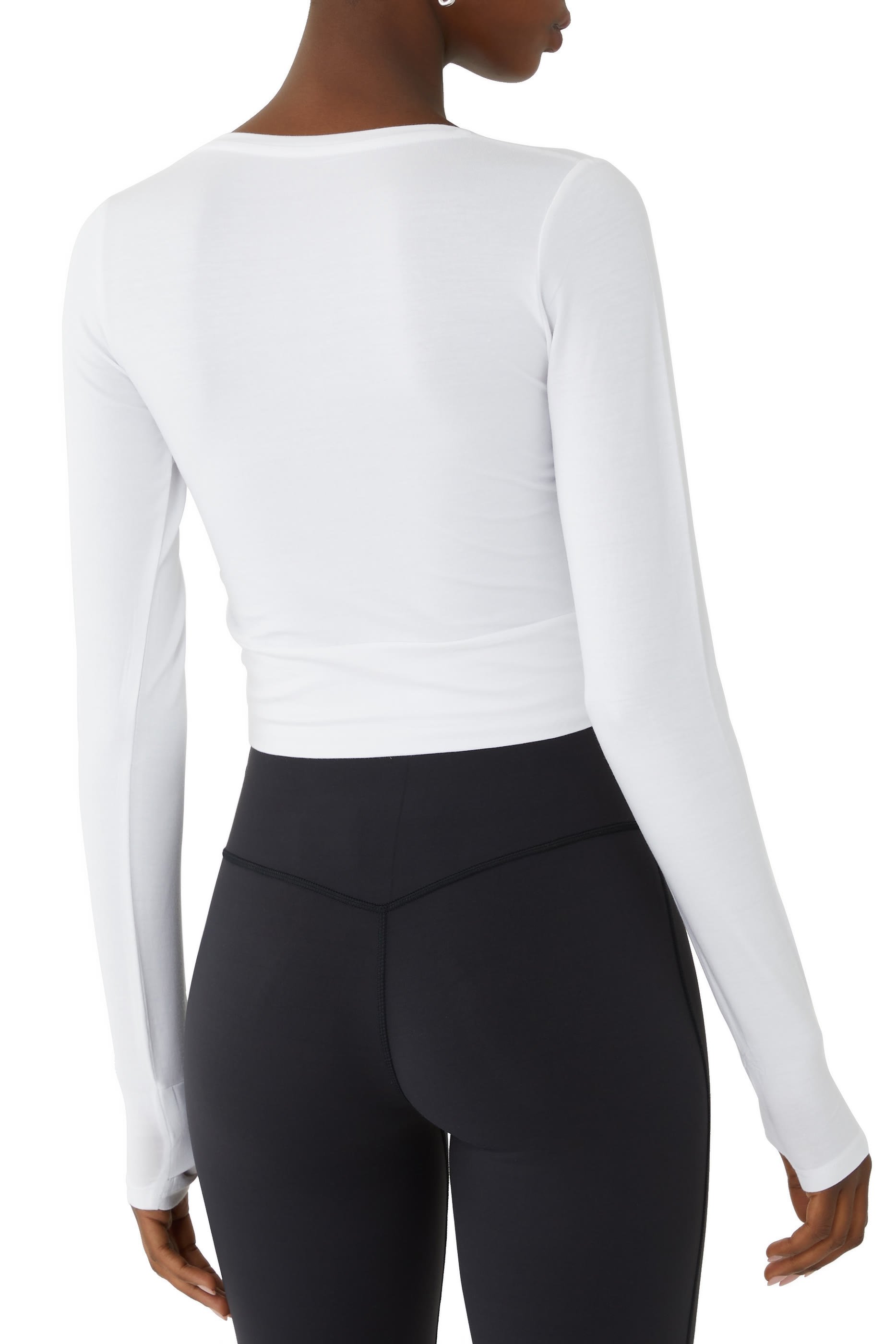 Elevate Life Long Sleeve Crop Top