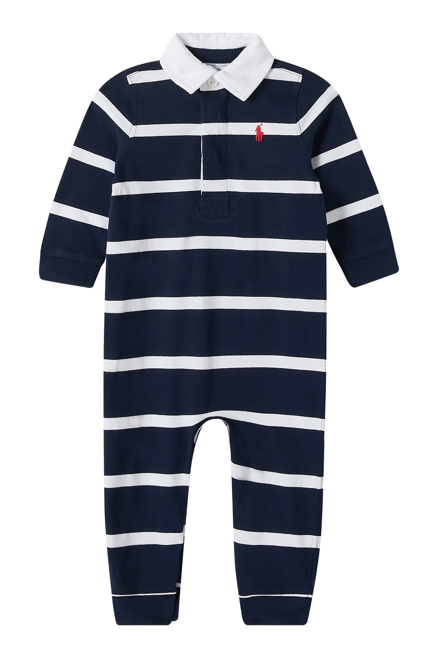 Kids Striped Rugby Romper
