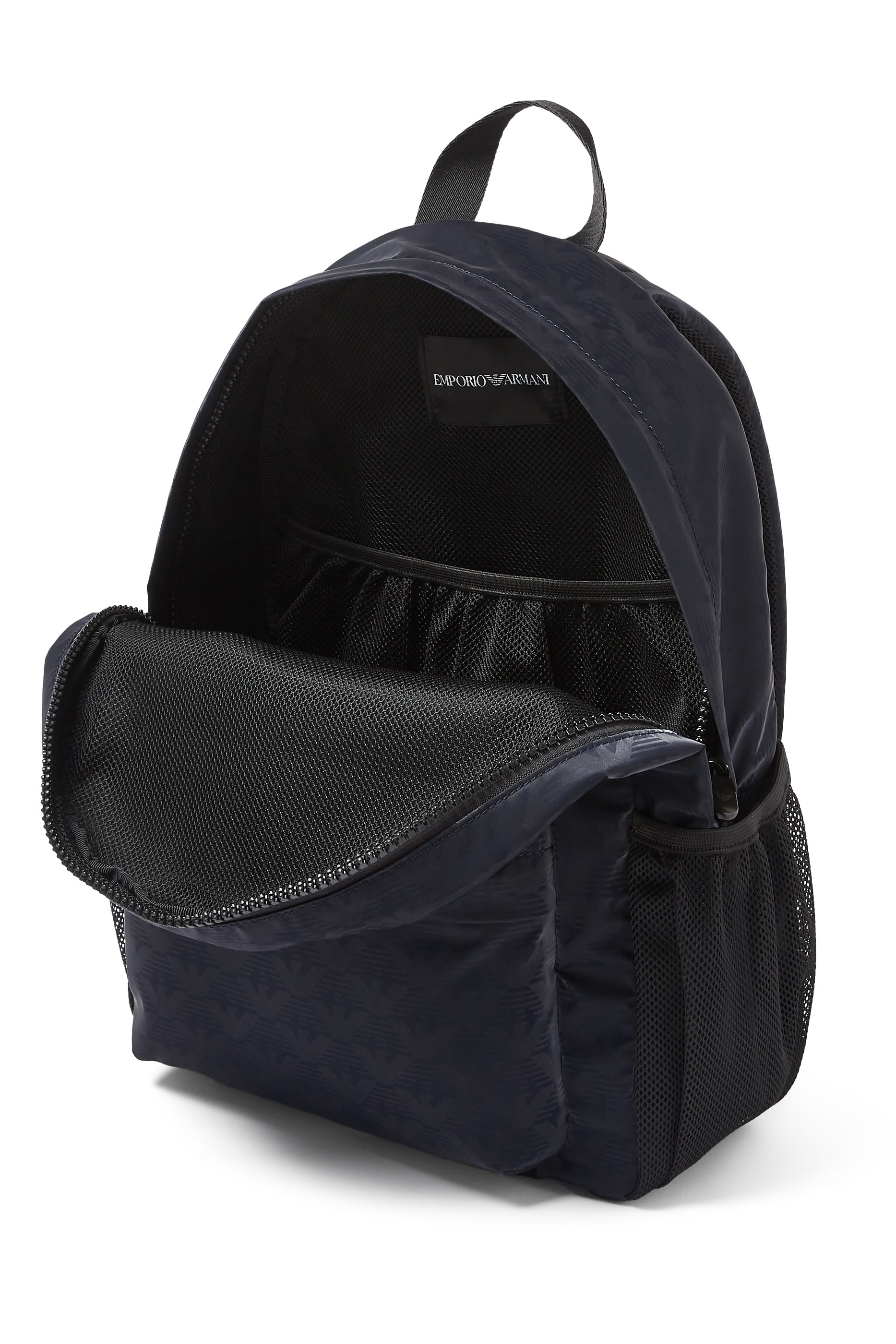 Kids All-Over Eagle Logo Nylon Backpack