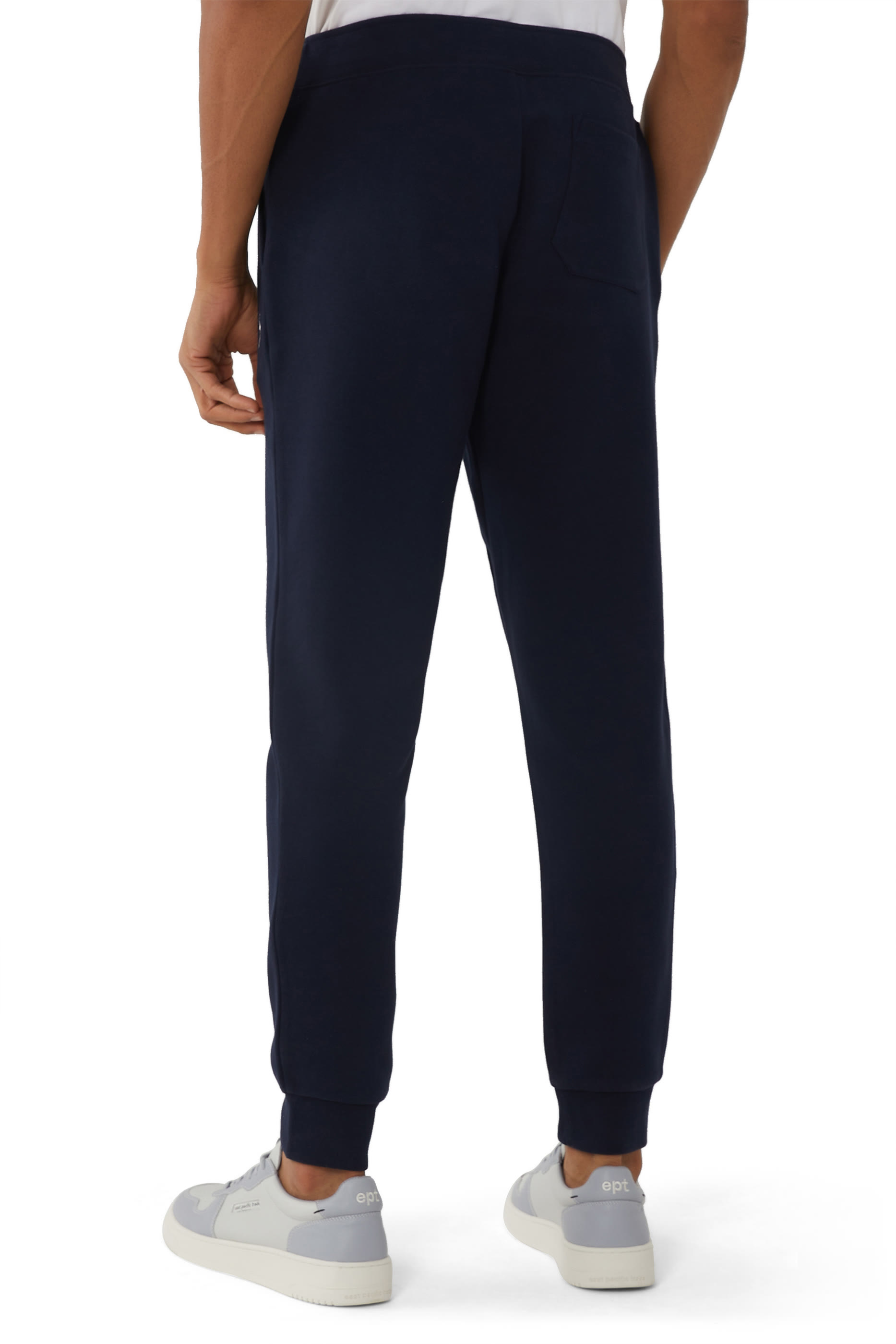 Embroidered Drawstring Track Pants