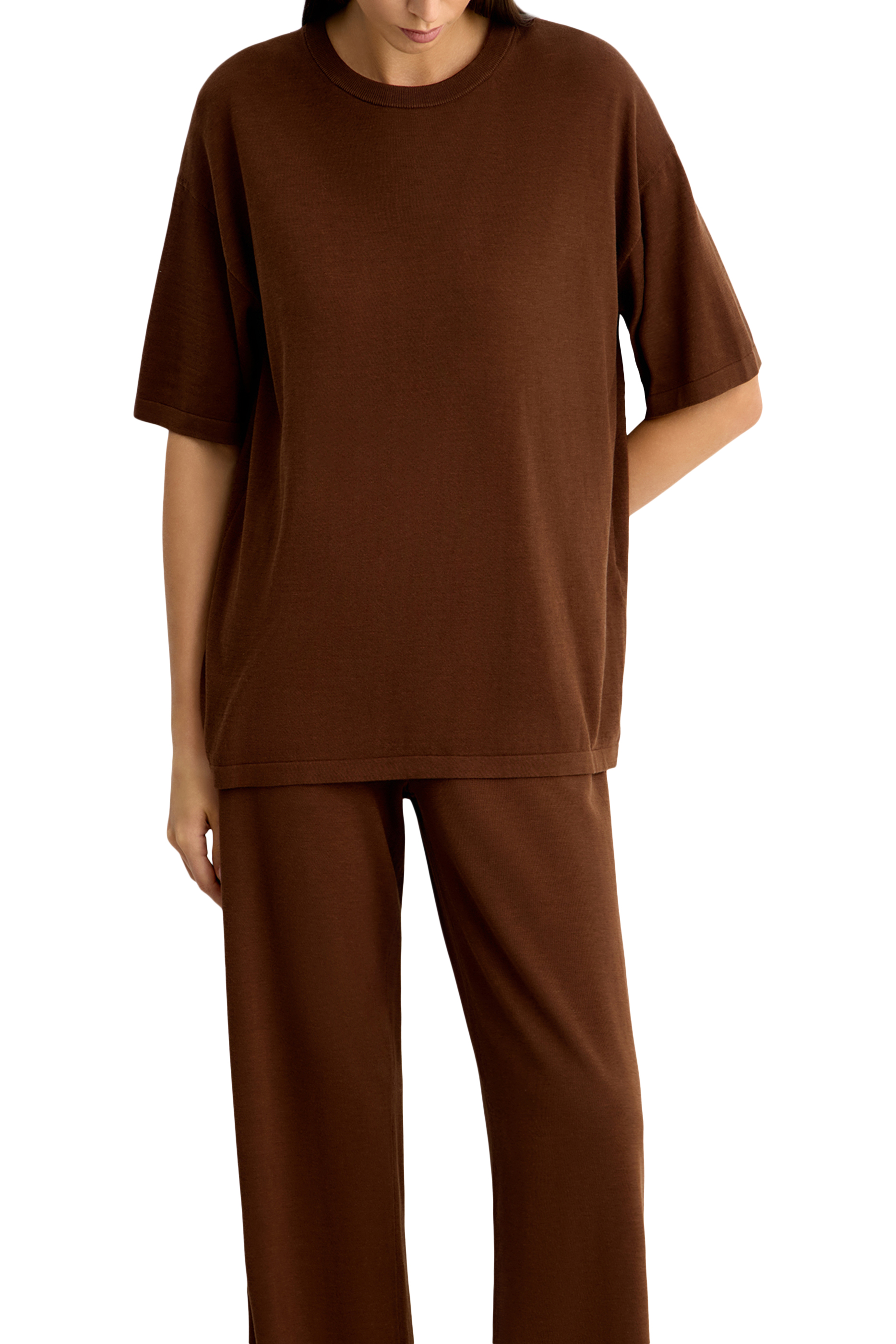 Silk-Jersey Relaxed T-Shirt