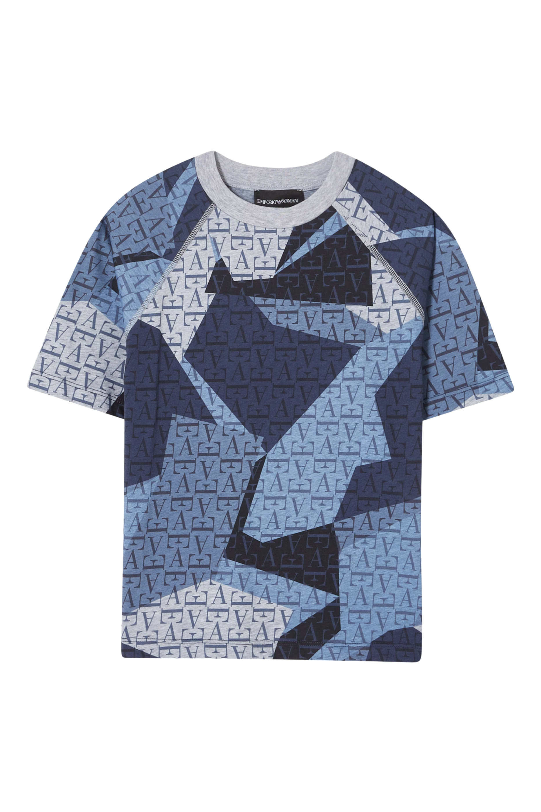 Kids Monogram Print T-Shirt