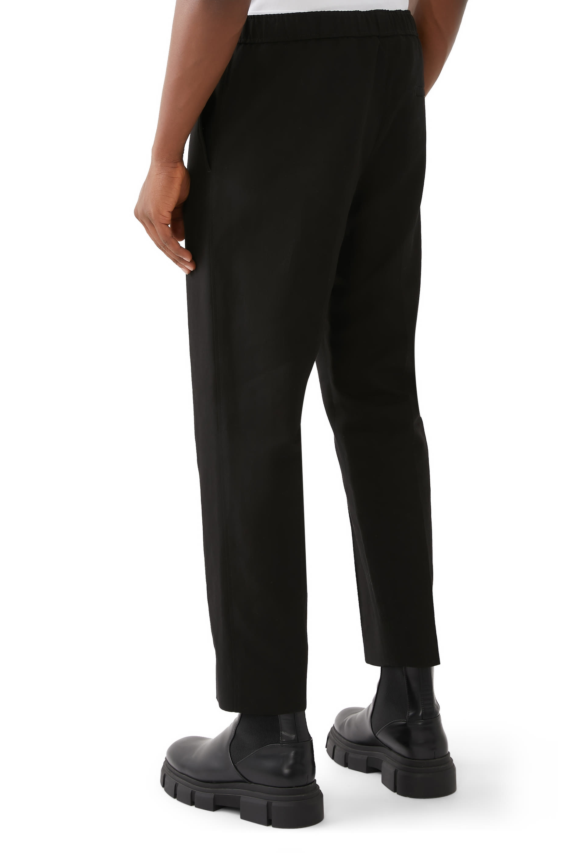 Elasticated Tapered Trousers