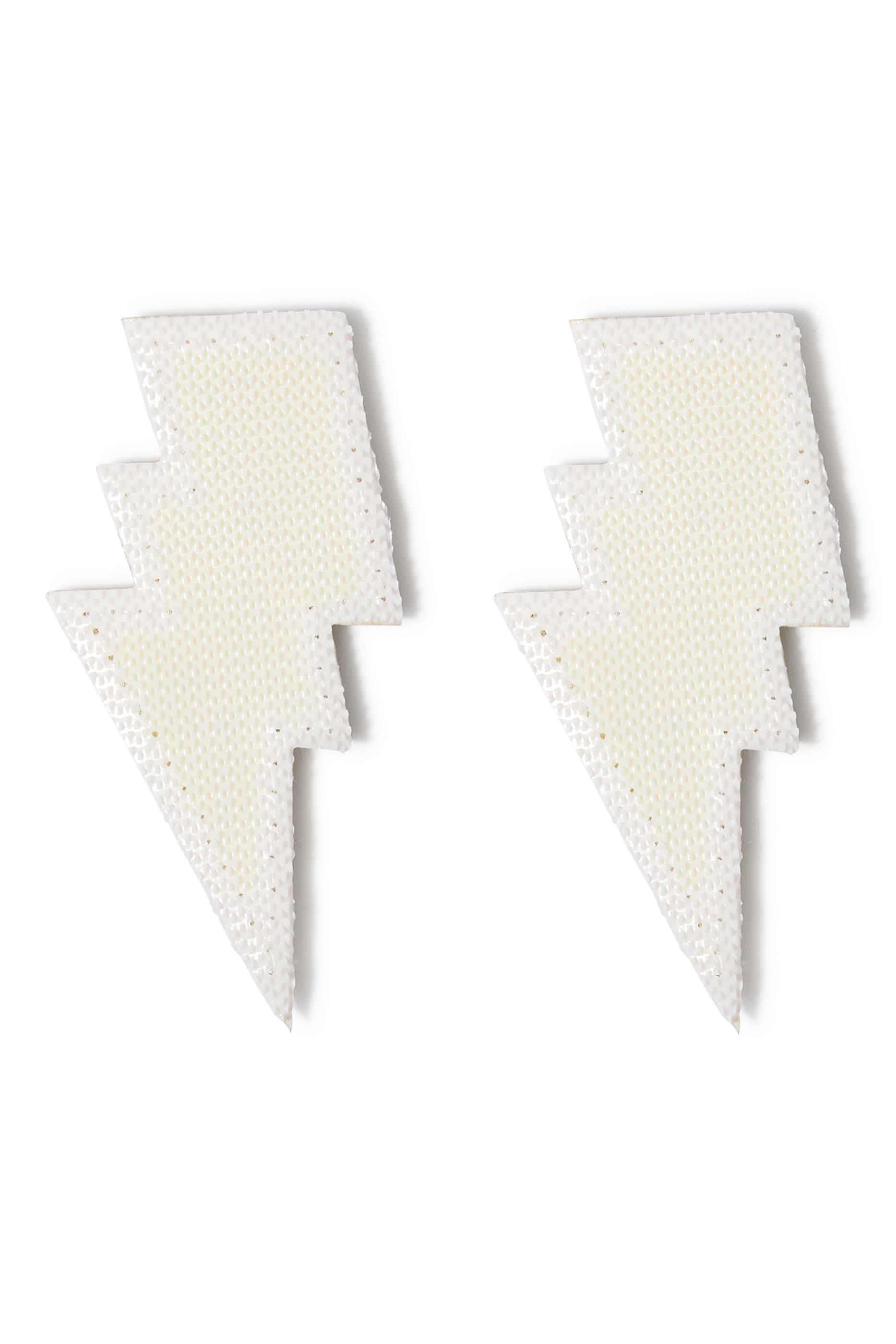 Kids Chenille Lightning Bolt Patches Set
