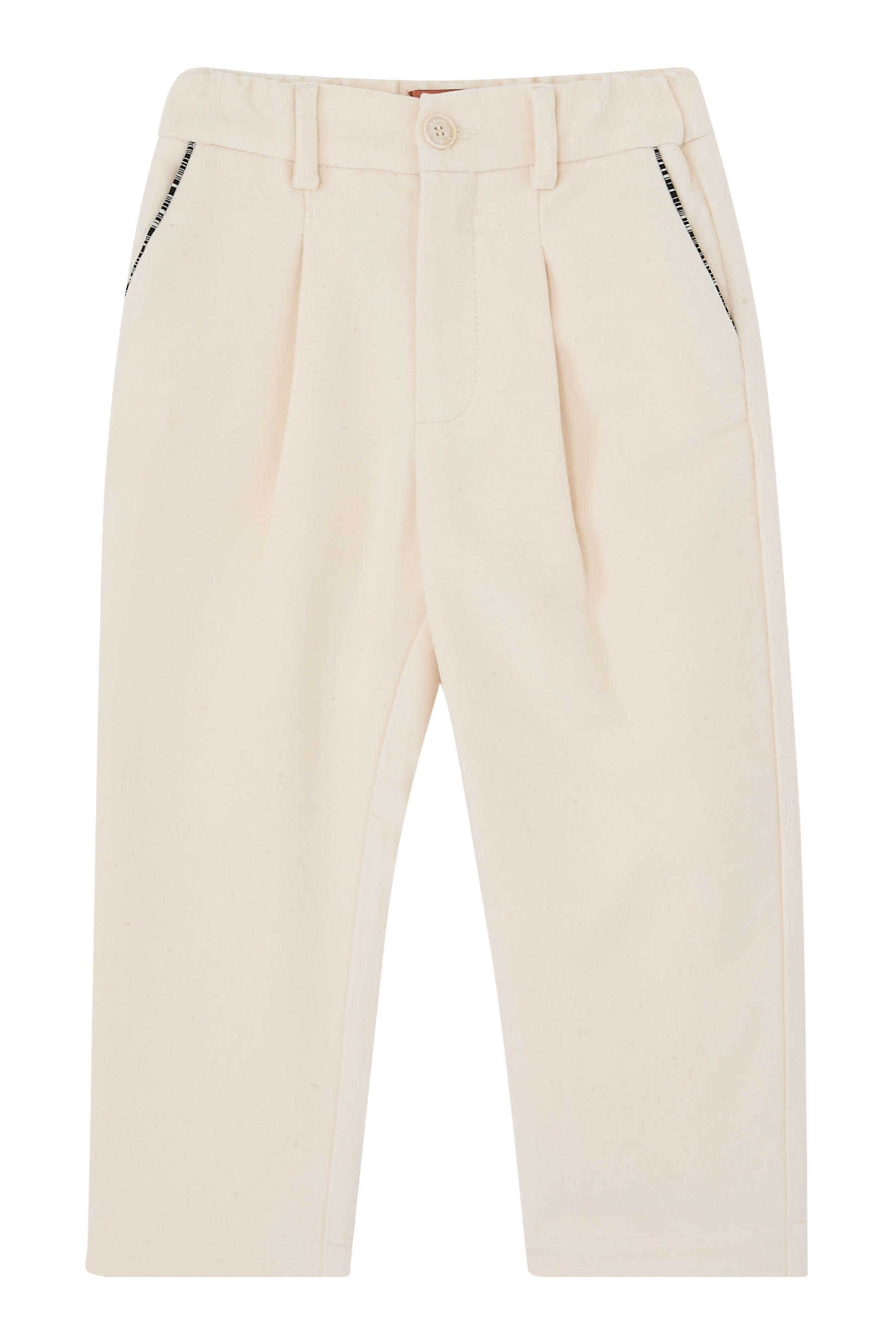 Suede Straight-Leg Pants