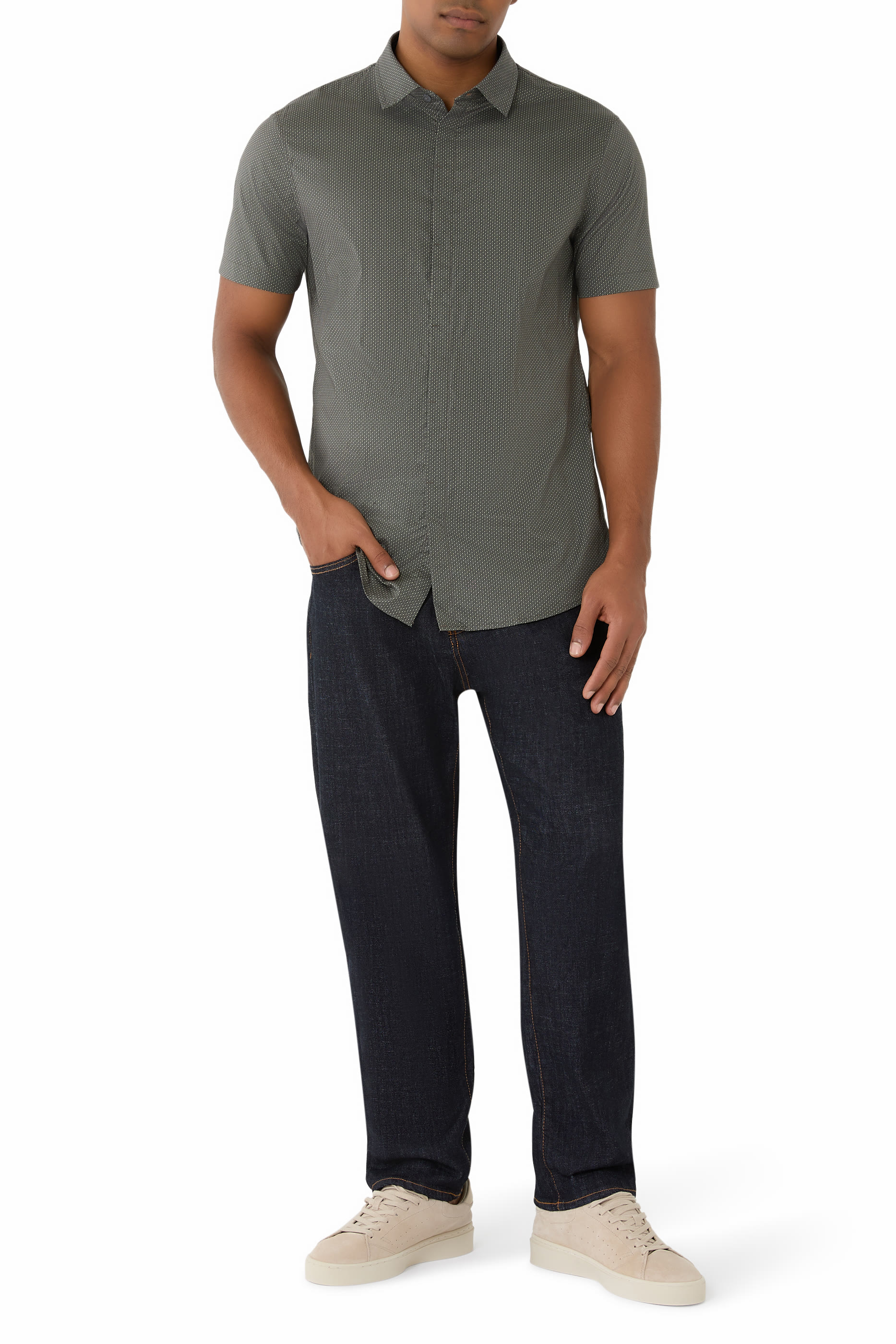 Slim Fit Short Sleeve Shirt